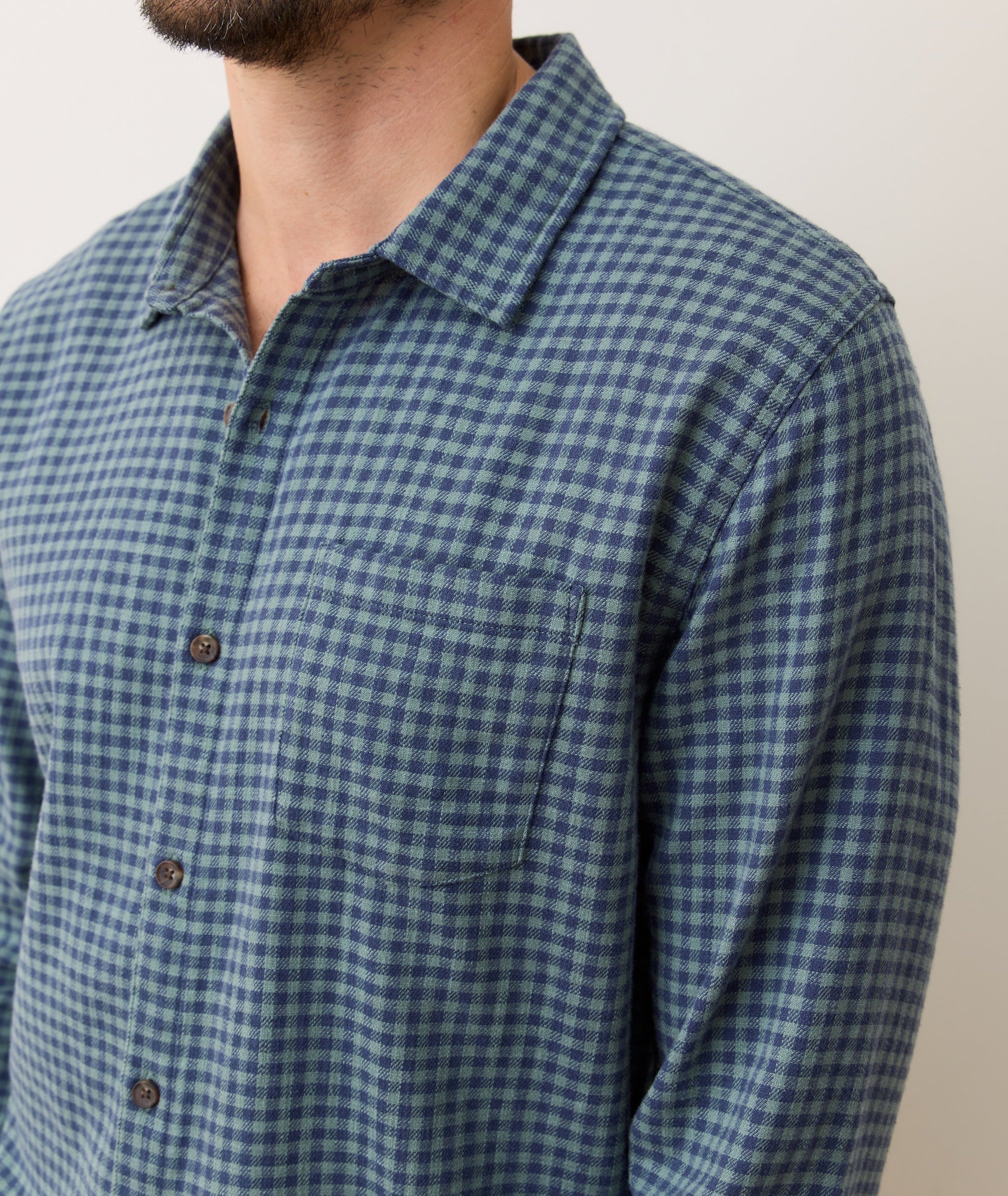 Stretch Selvage Long Sleeve Shirt - Image 7
