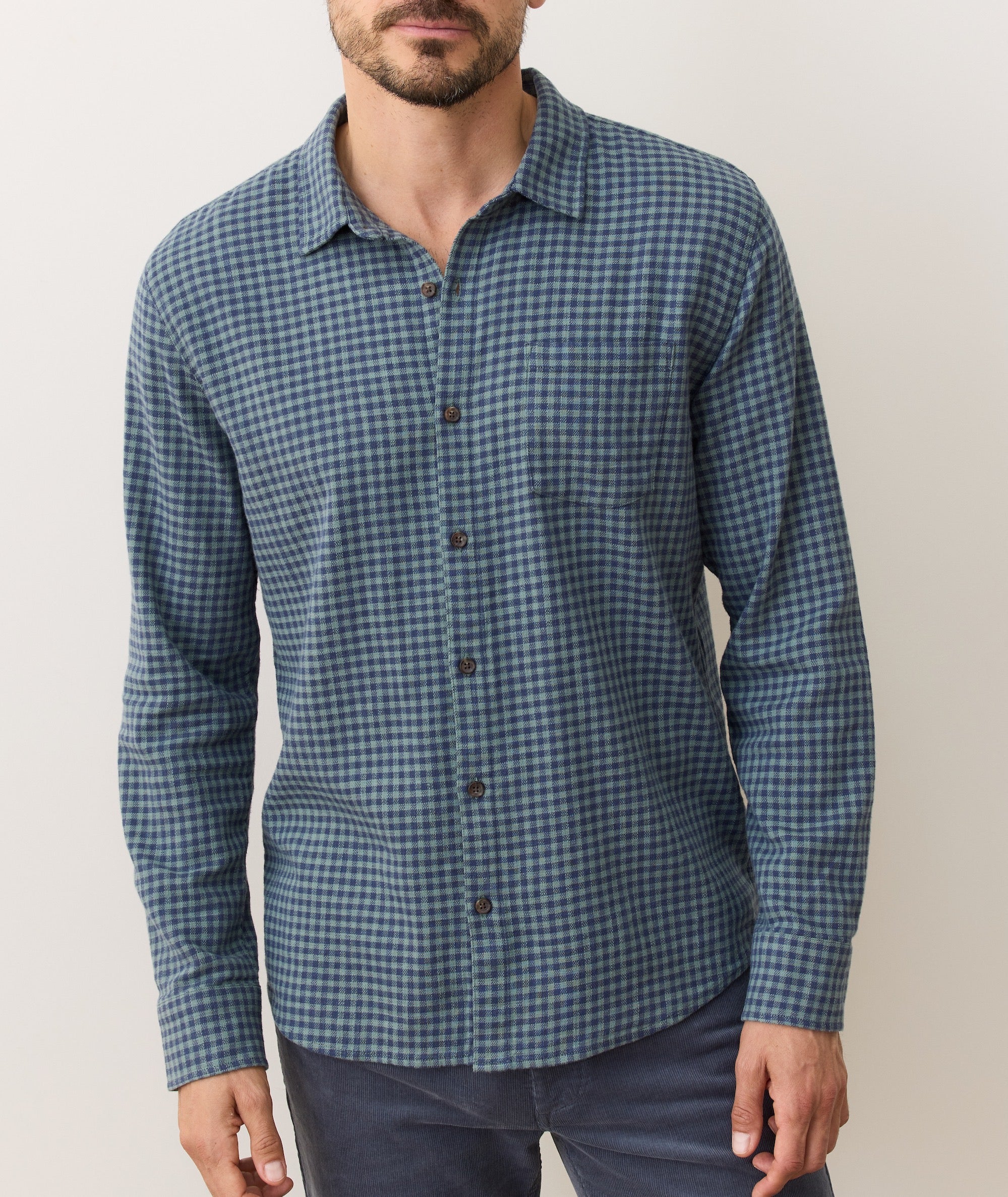 Stretch Selvage Long Sleeve Shirt - Image 8