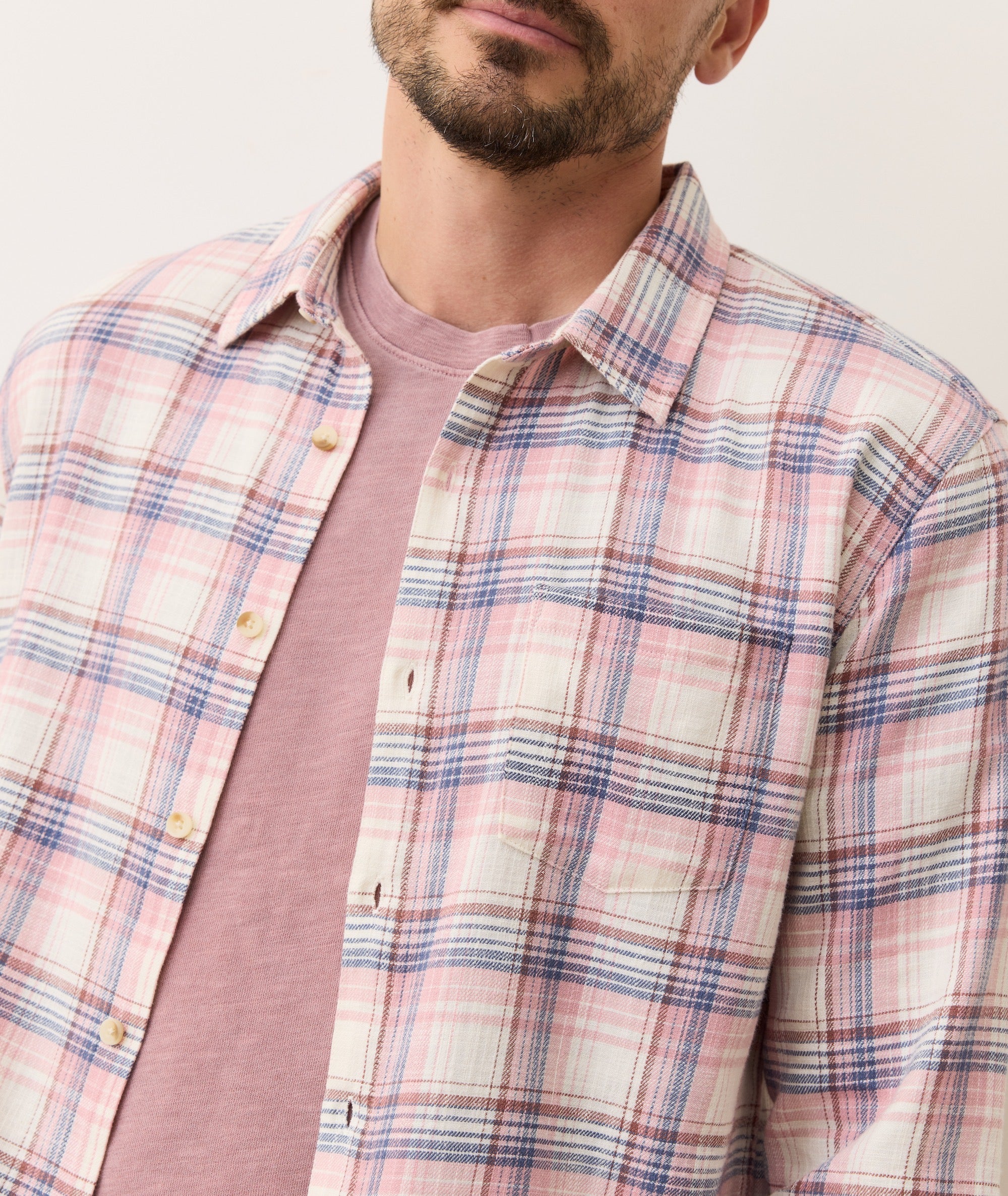 Stretch Selvage Long Sleeve Shirt - Image 7