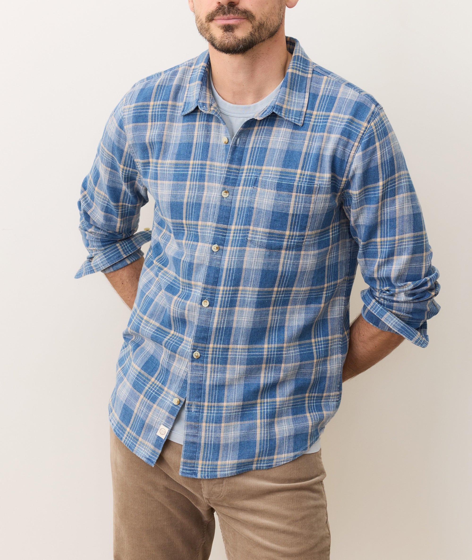 Stretch Selvage Long Sleeve Shirt - Image 3