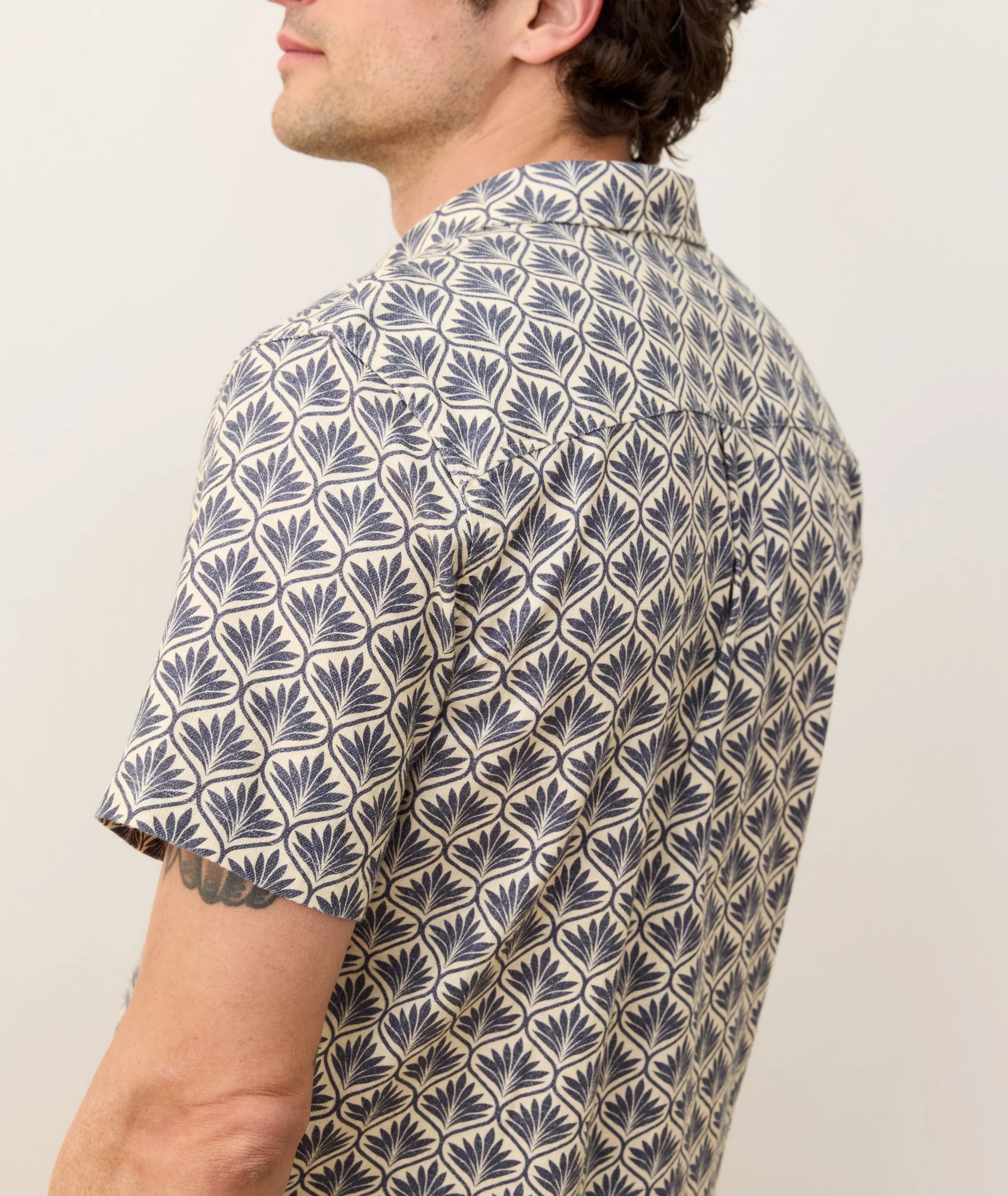 Stretch Selvage Short Sleeve Shirt - Image 5