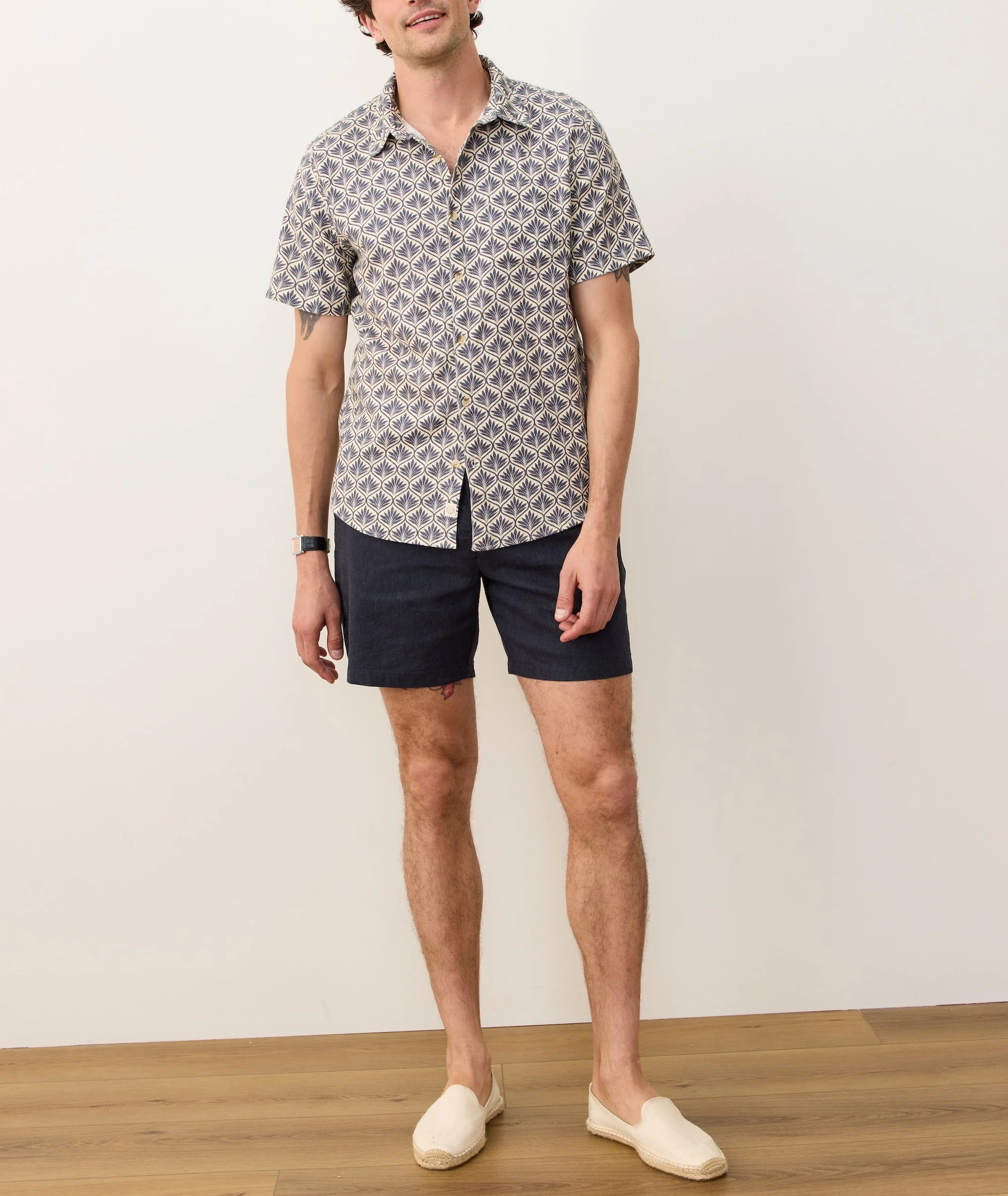 Stretch Selvage Short Sleeve Shirt - Image 6