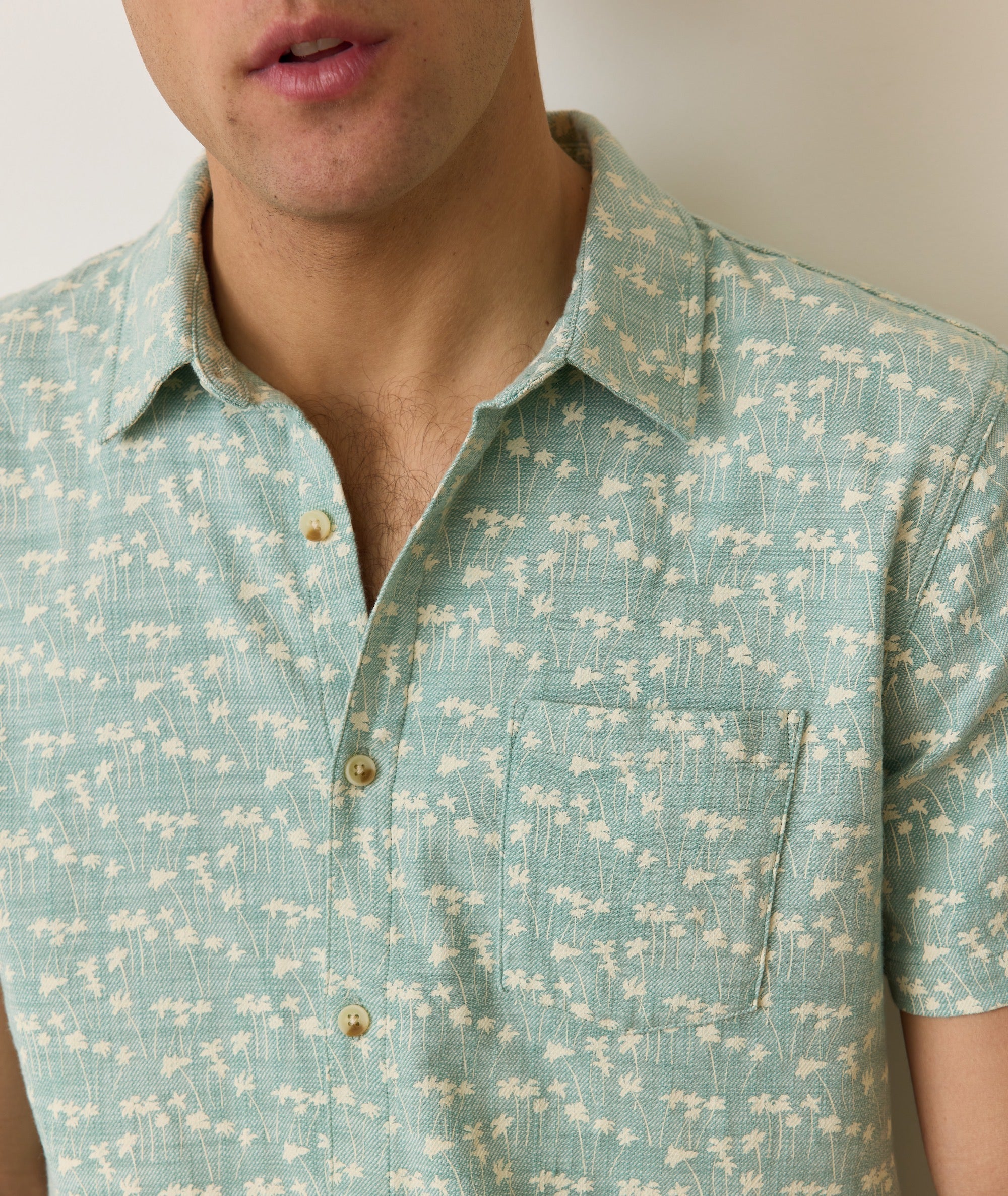 Stretch Selvage Short Sleeve Shirt - Image 4