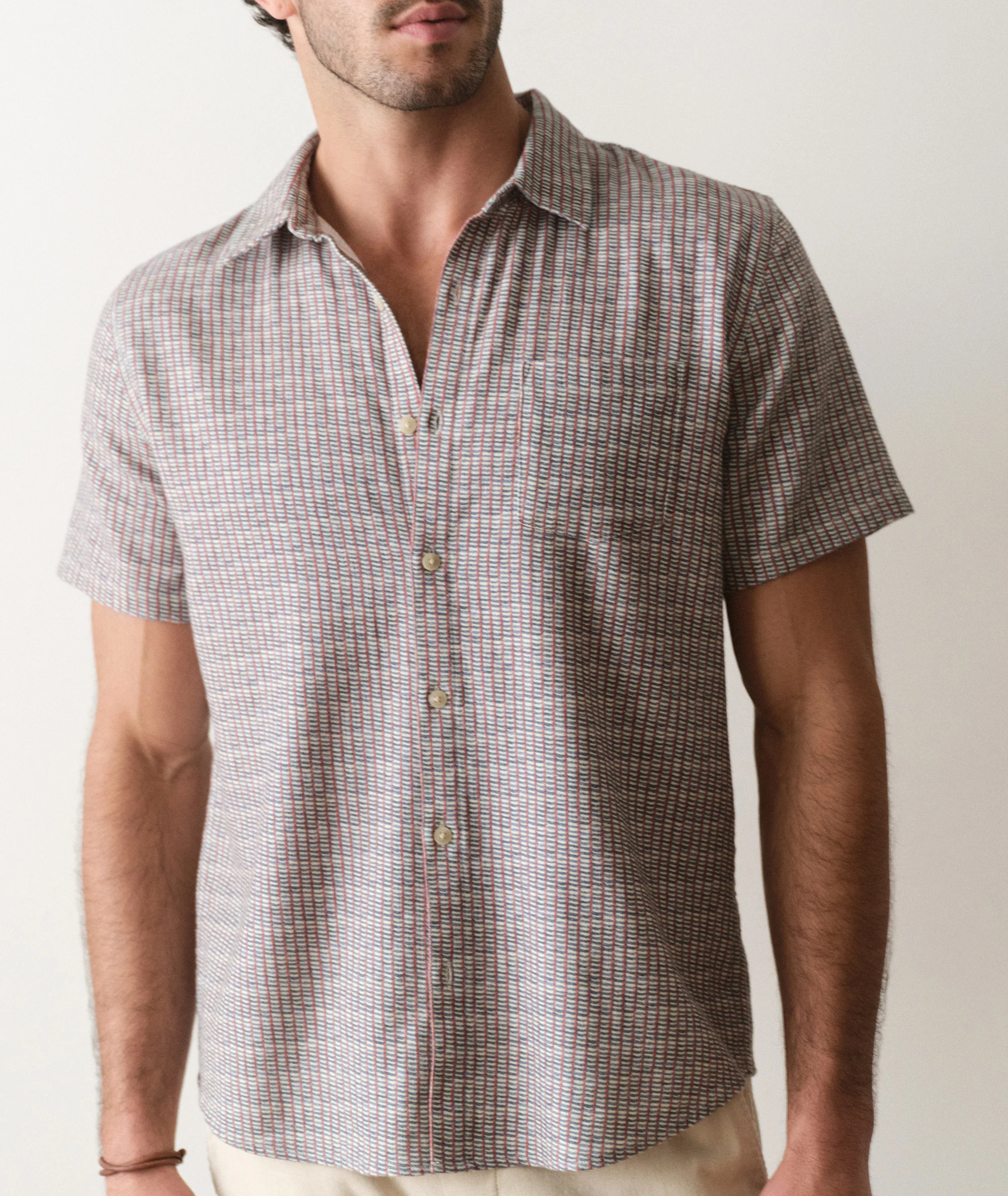 Stretch Selvage Short Sleeve Shirt - Image 5