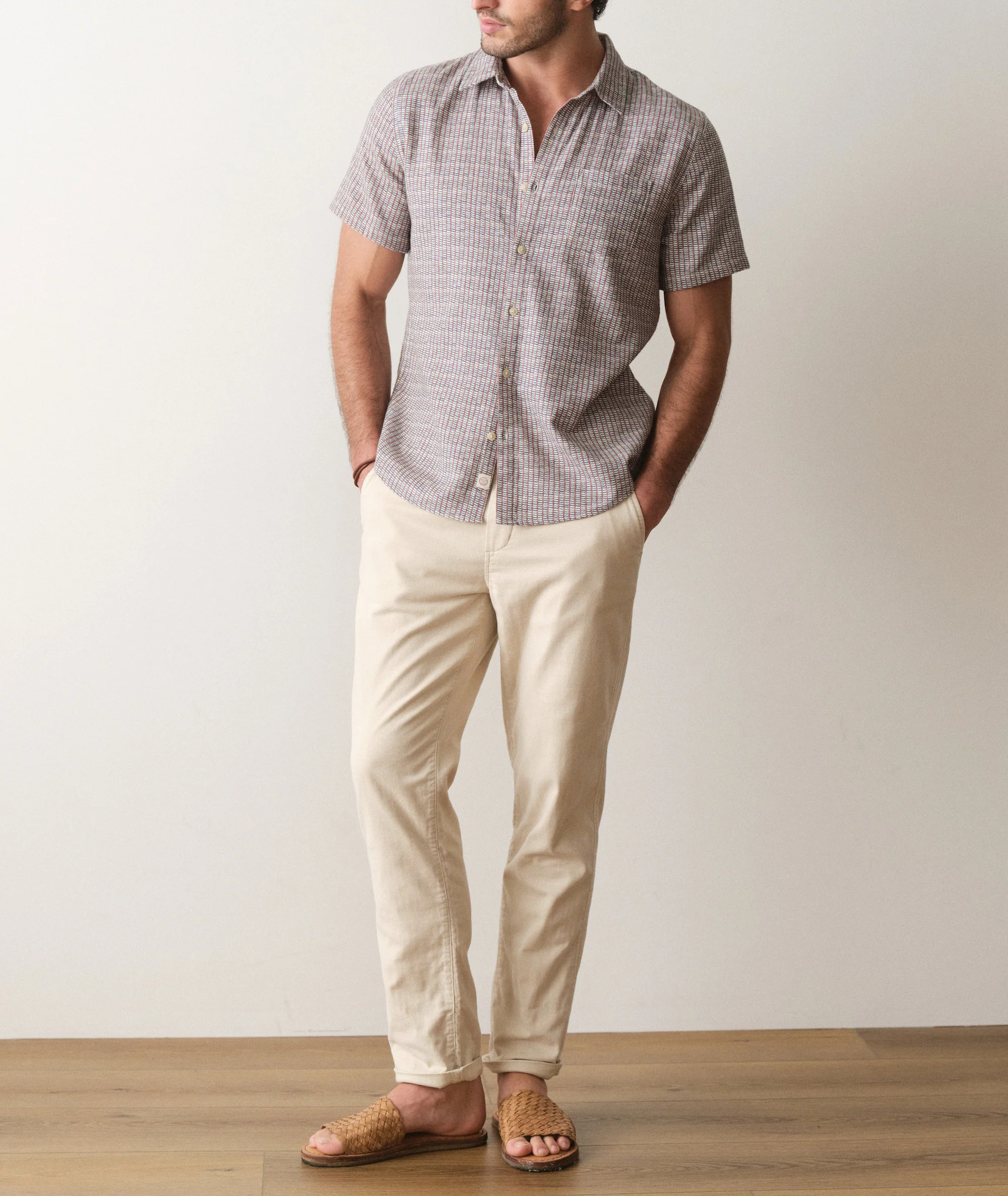 Stretch Selvage Short Sleeve Shirt - Image 7