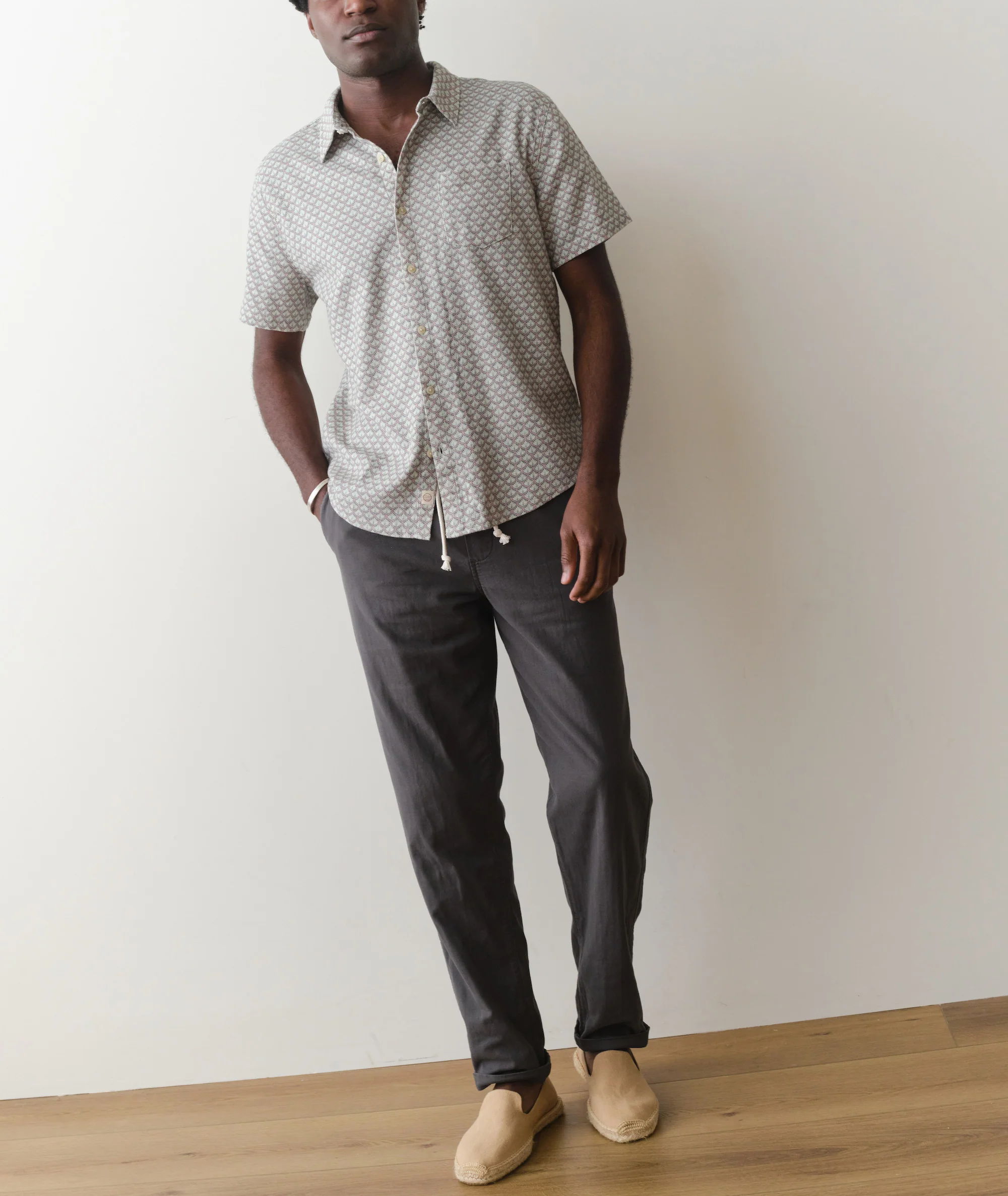Stretch Selvage Short Sleeve Shirt - Image 4
