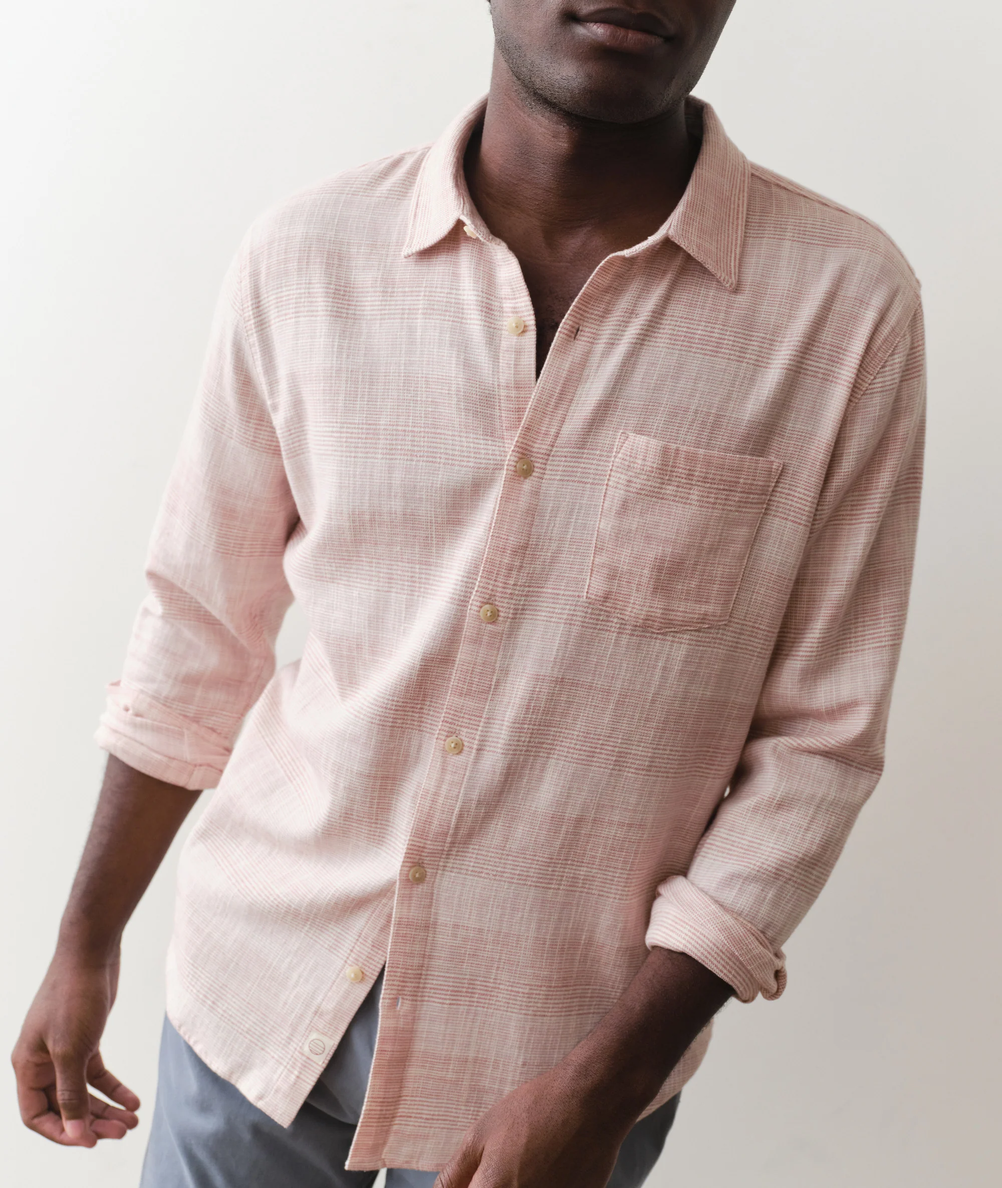 Stretch Selvage Long Sleeve Shirt - Image 3