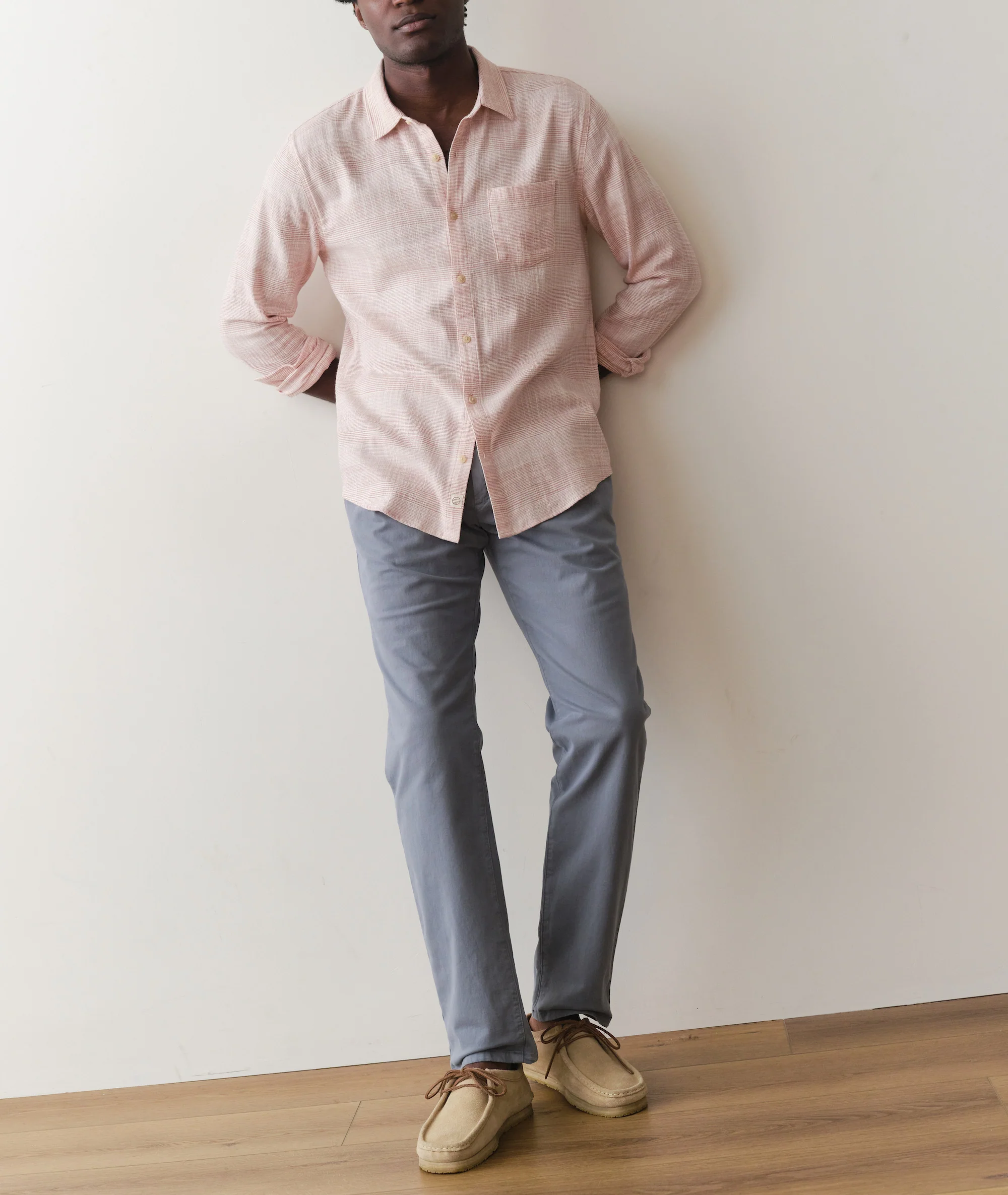 Stretch Selvage Long Sleeve Shirt - Image 4