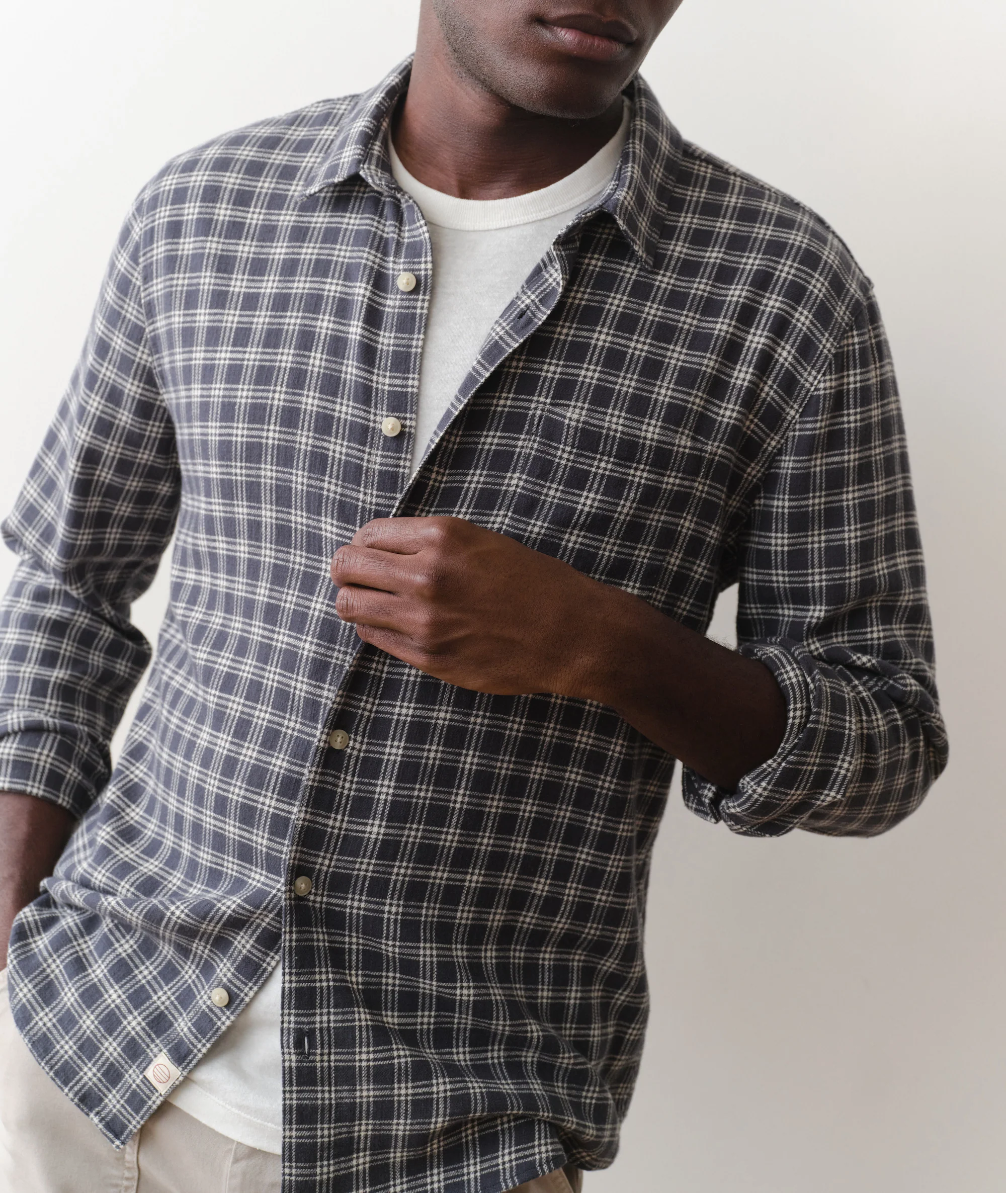 Stretch Selvage Long Sleeve Shirt - Image 5