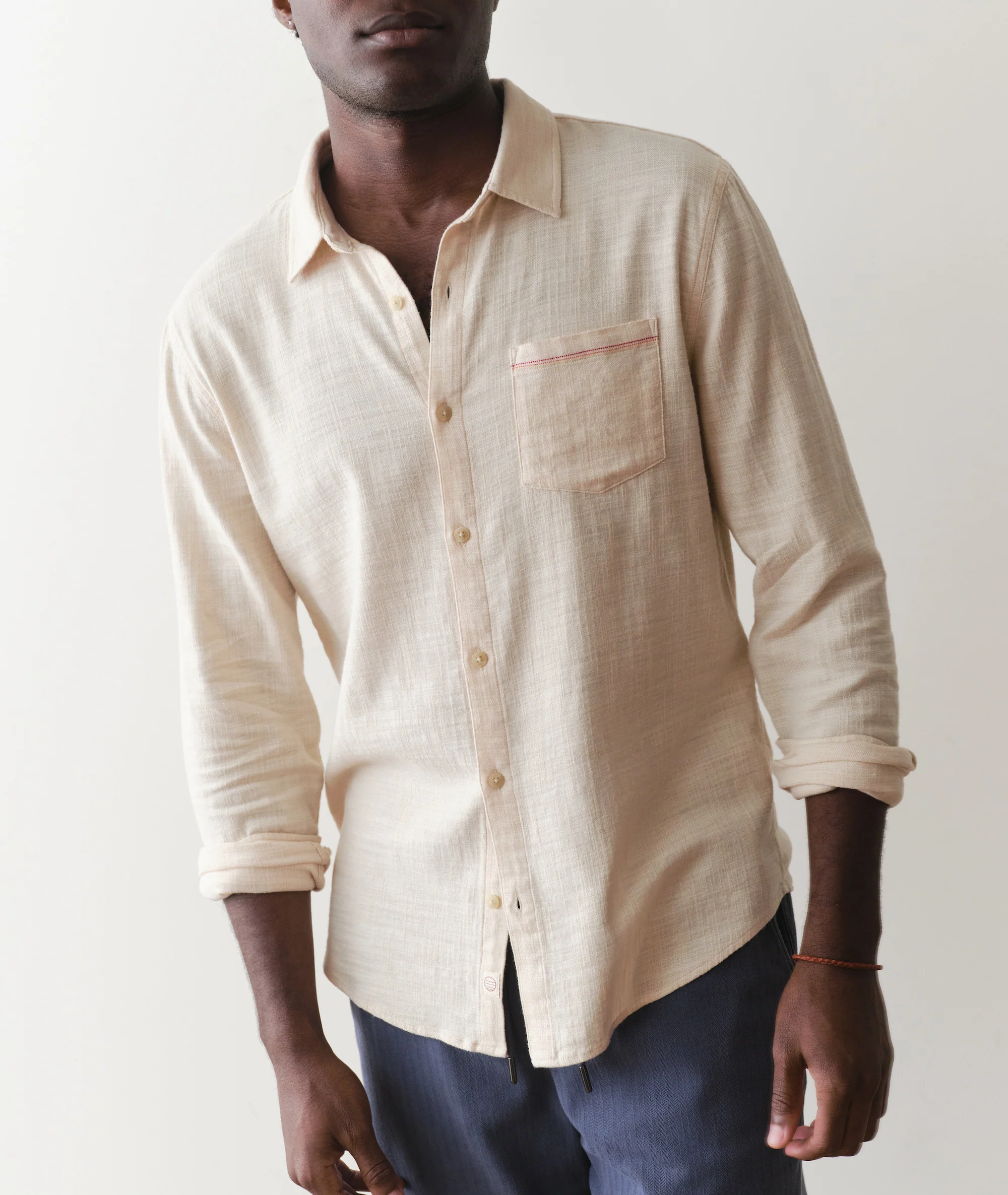 Stretch Selvage Long Sleeve Shirt - Image 3