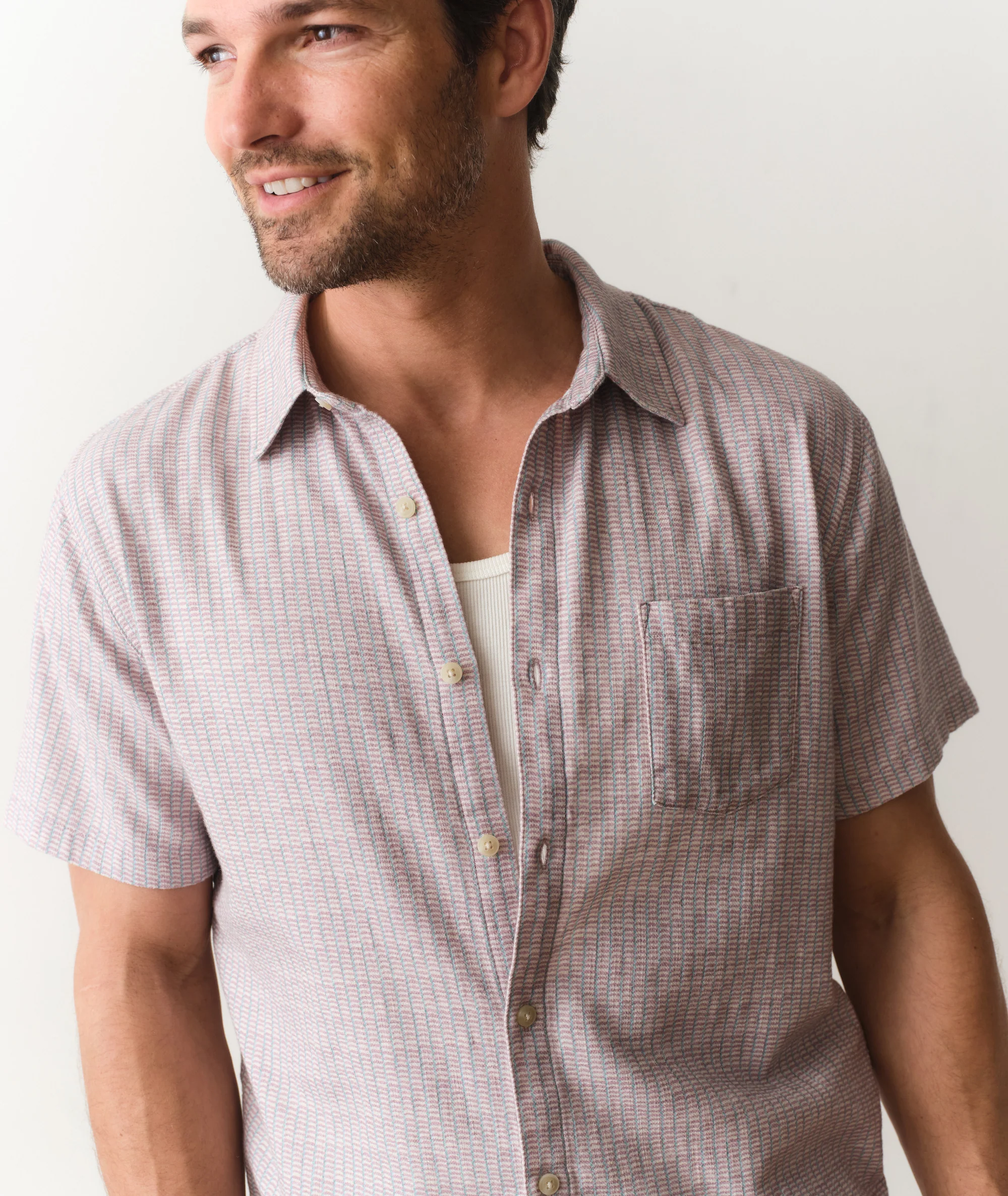 Stretch Selvage Short Sleeve Shirt - Image 6