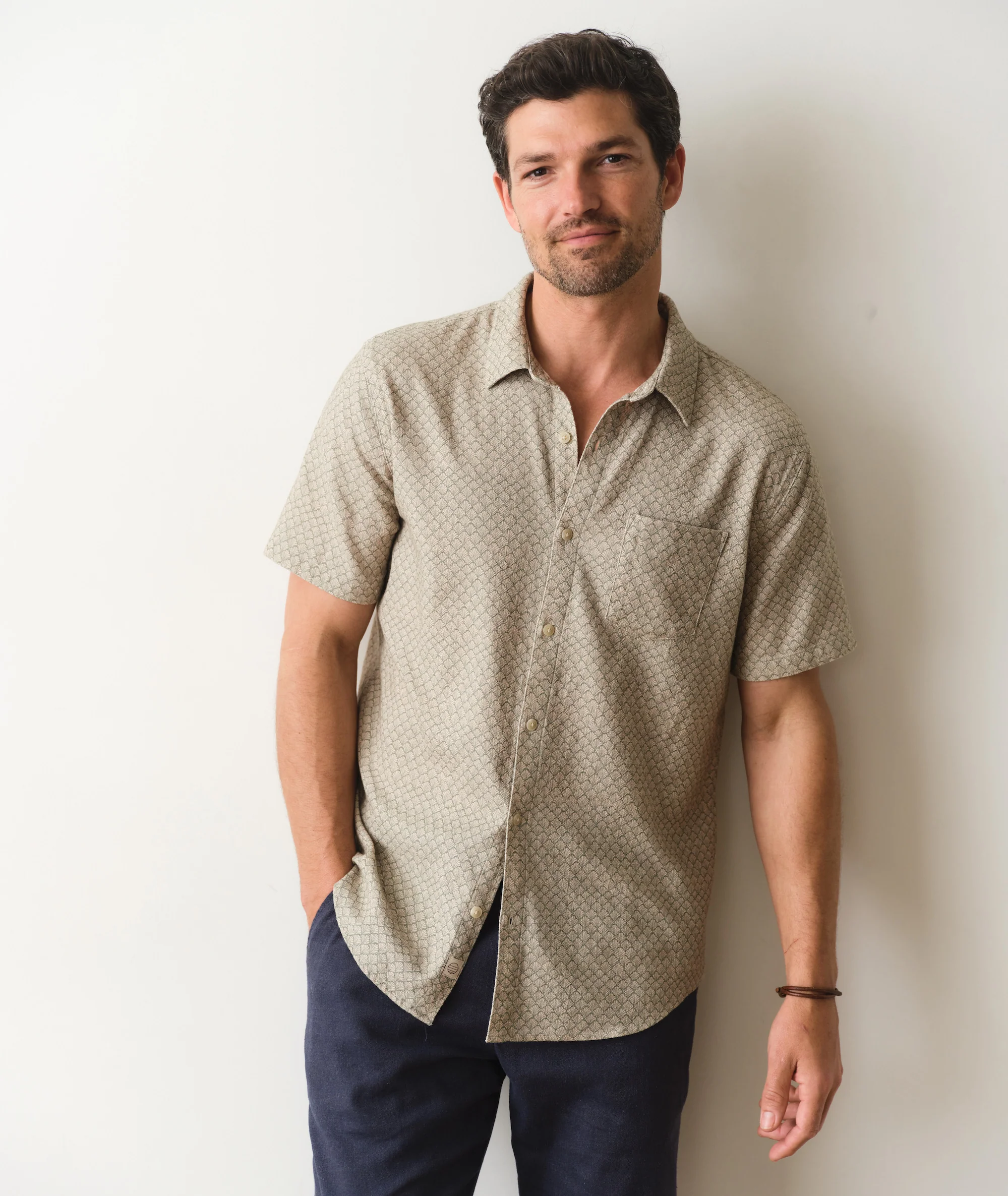 Stretch Selvage Short Sleeve Shirt - Image 2