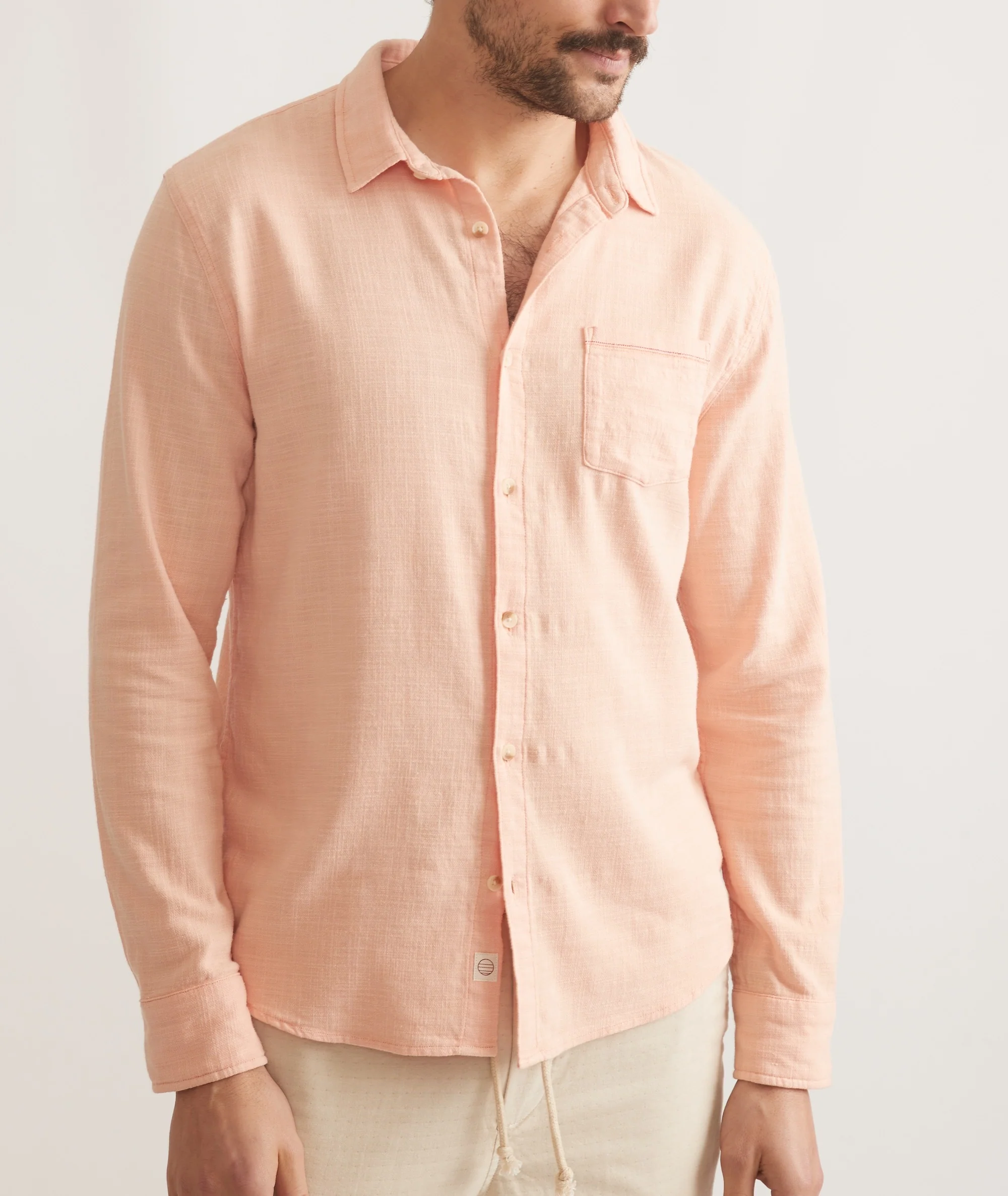Stretch Selvage Long Sleeve Shirt - Image 4