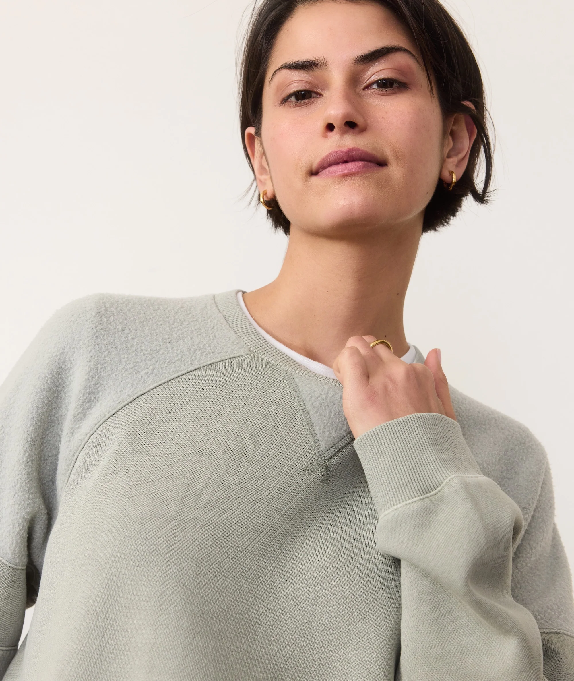 Cloud 9 Fleece Crop Sweatshirt - Image 3