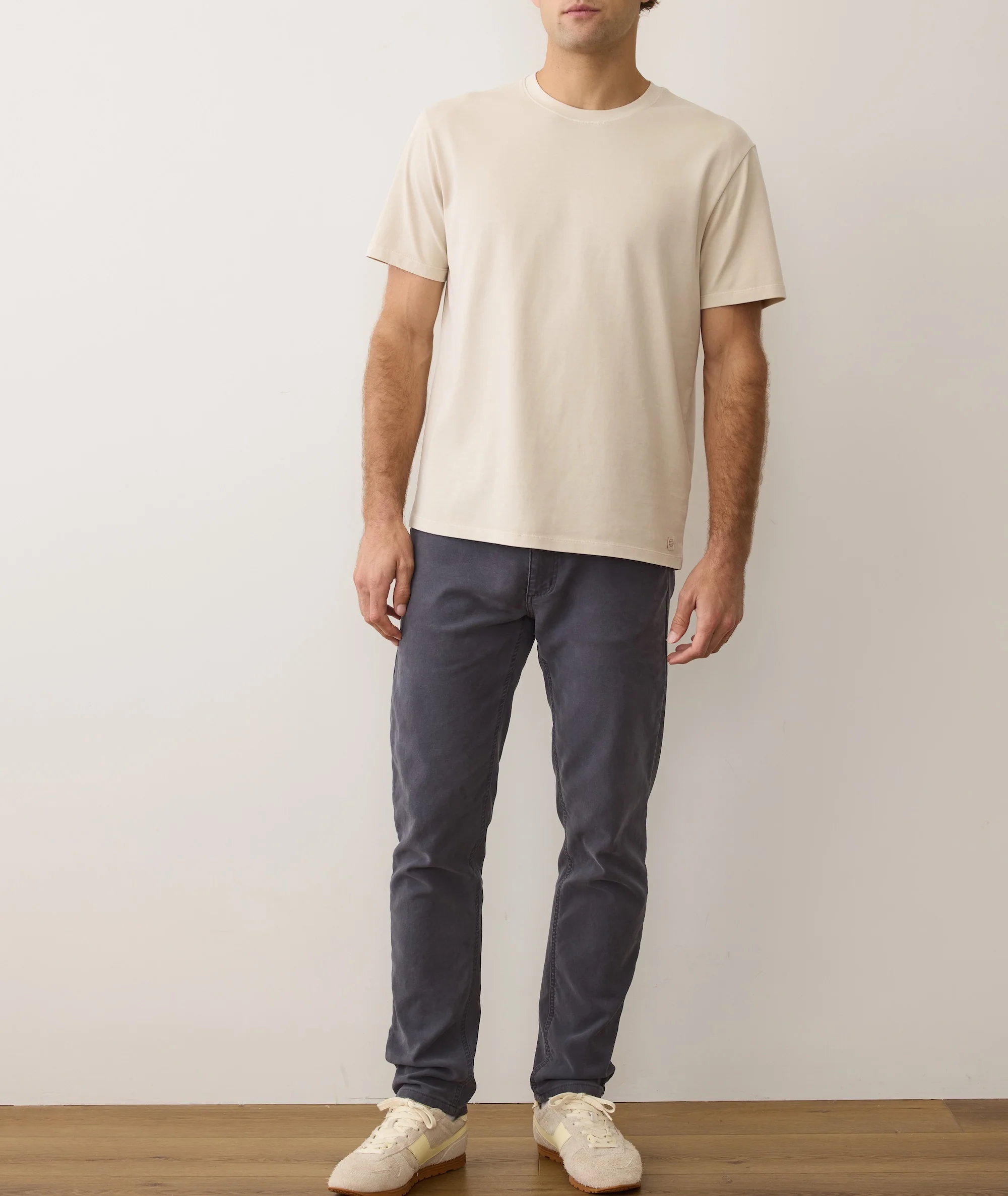 Men's Luxe 250 Tee in Whitecap - Image 7