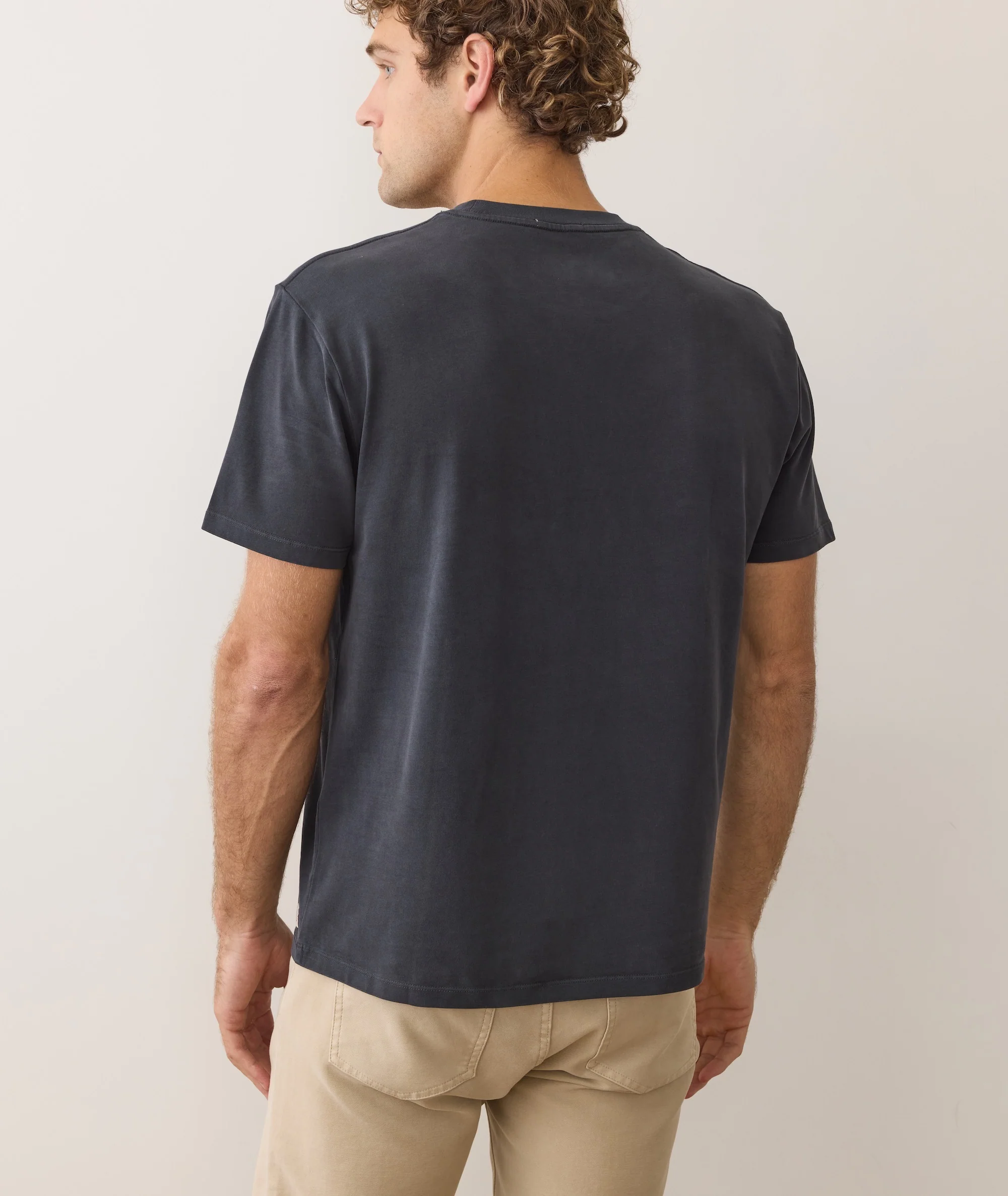 Men's Luxe 250 Tee in Black - Image 6