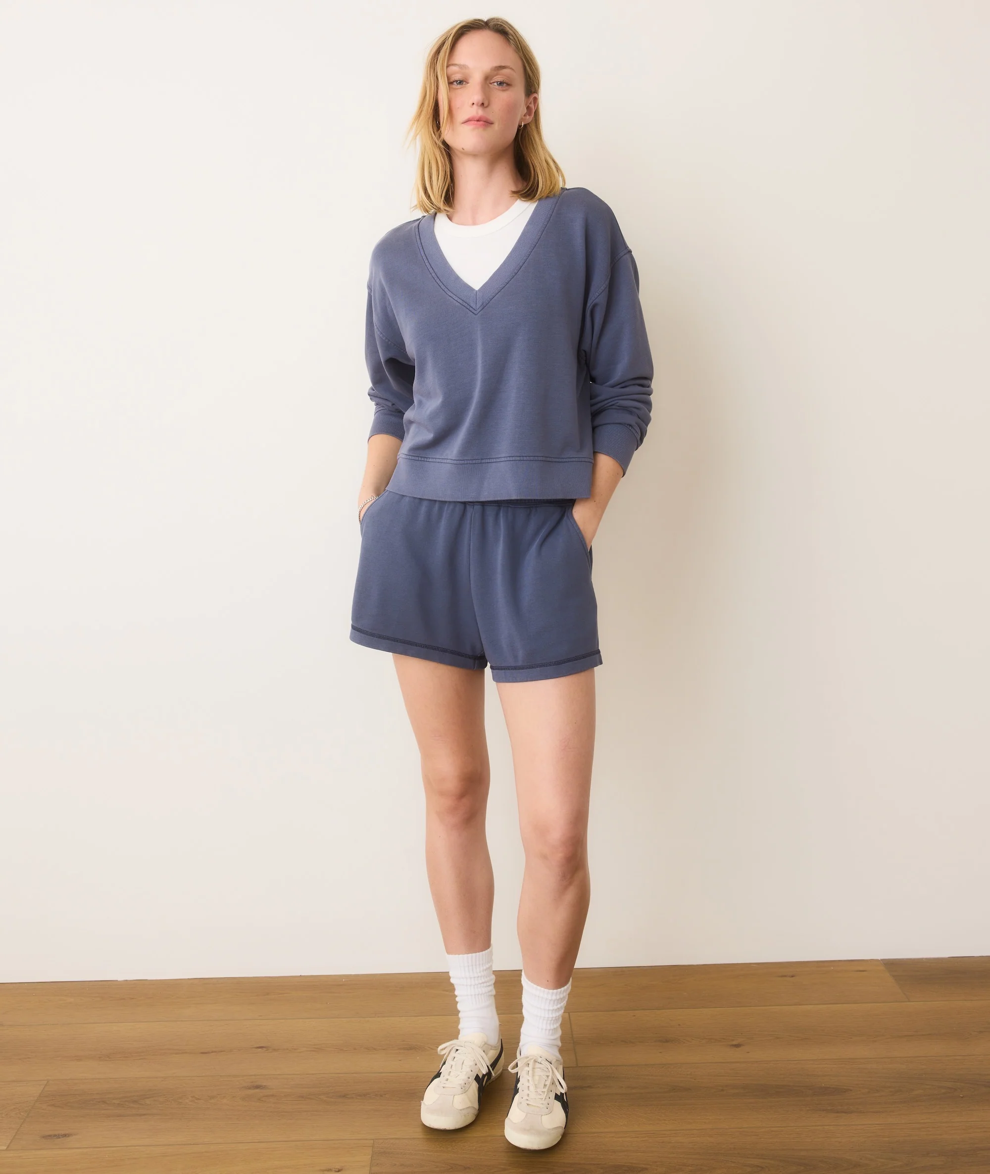 Cloud 9 Terry V-Neck Sweatshirt - Image 6
