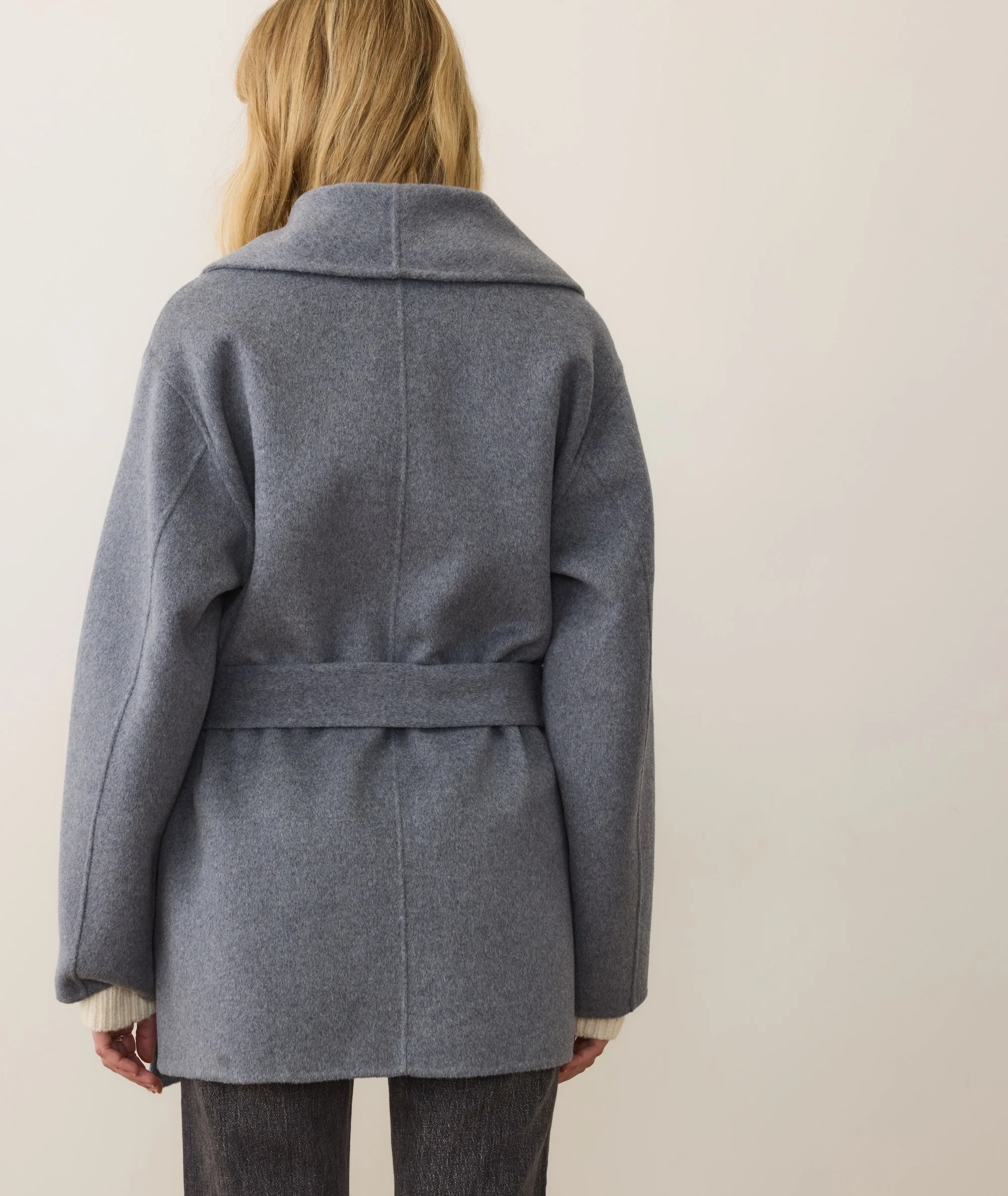 Lia Wool Robe Coat - Image 6