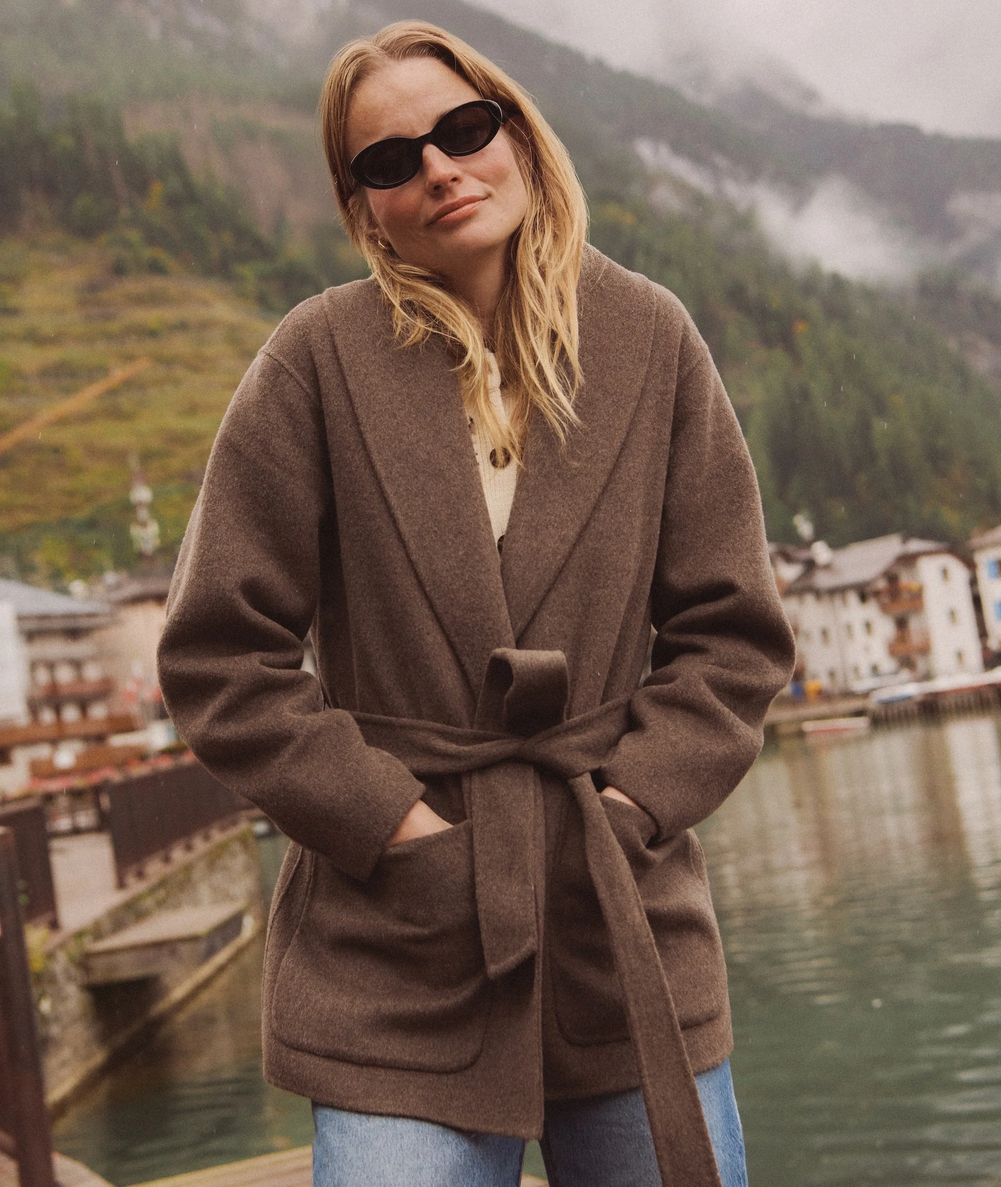 Lia Wool Robe Coat - Image 2