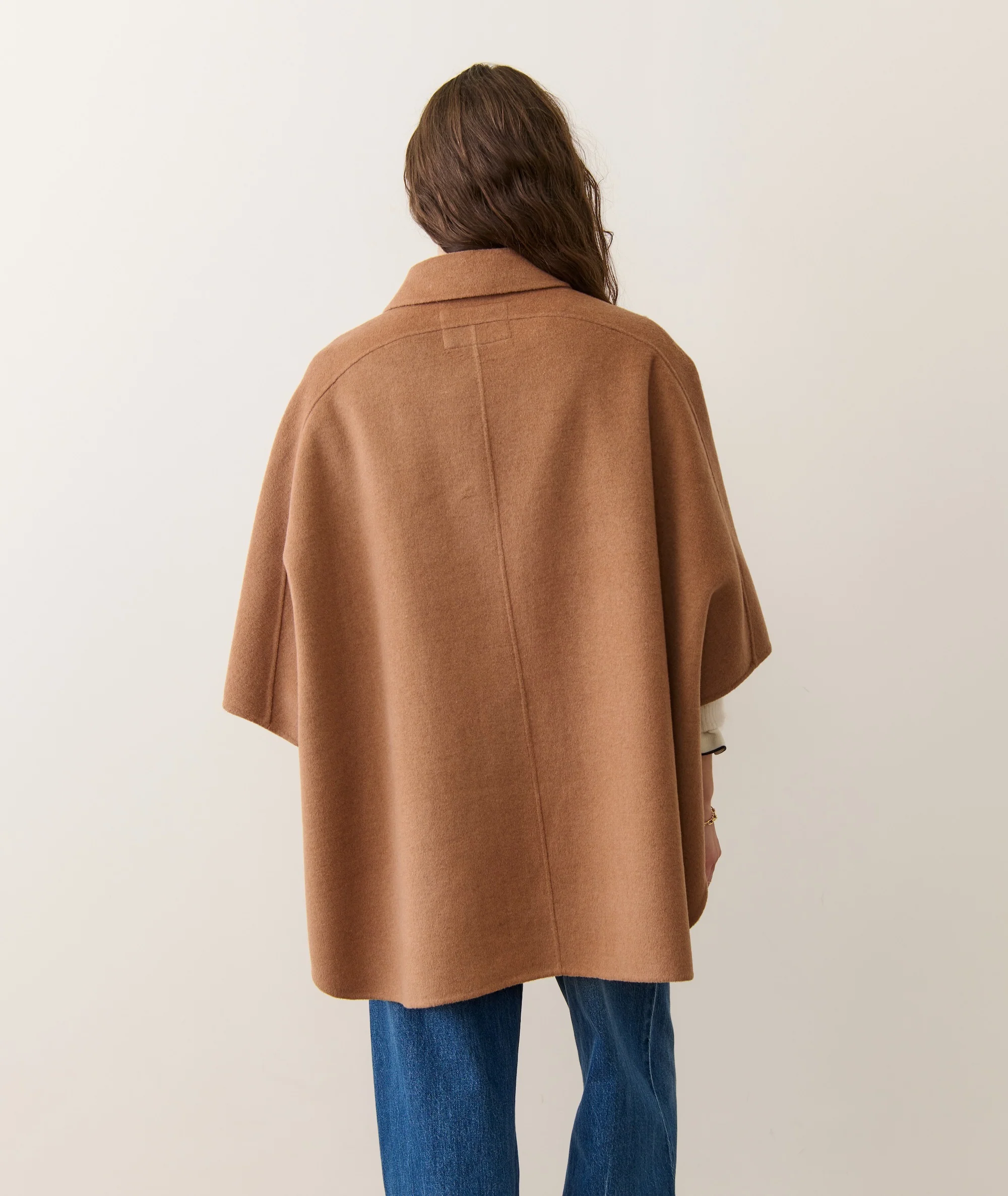 Nina Wool Cape Coat - Image 6