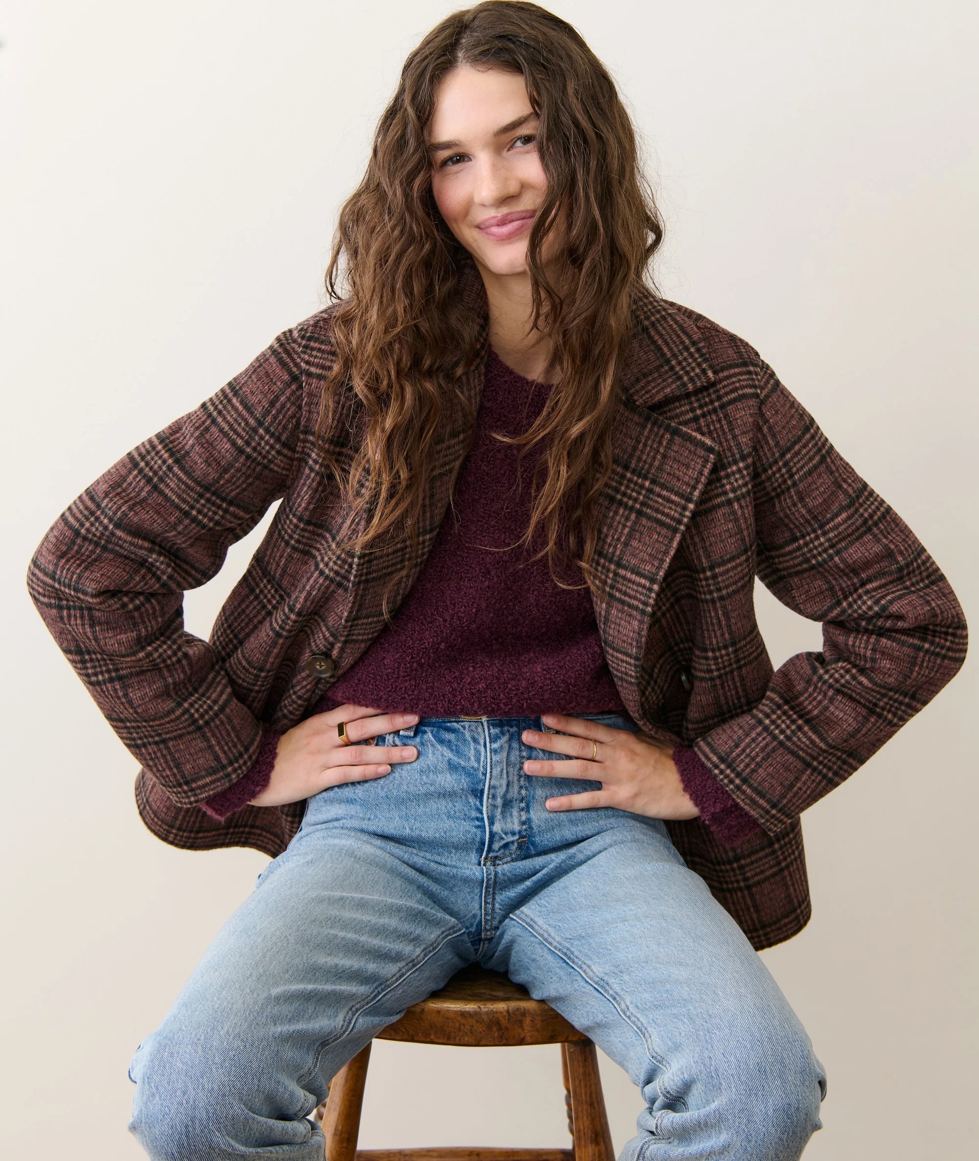 Valentina Wool Peacoat - Image 8