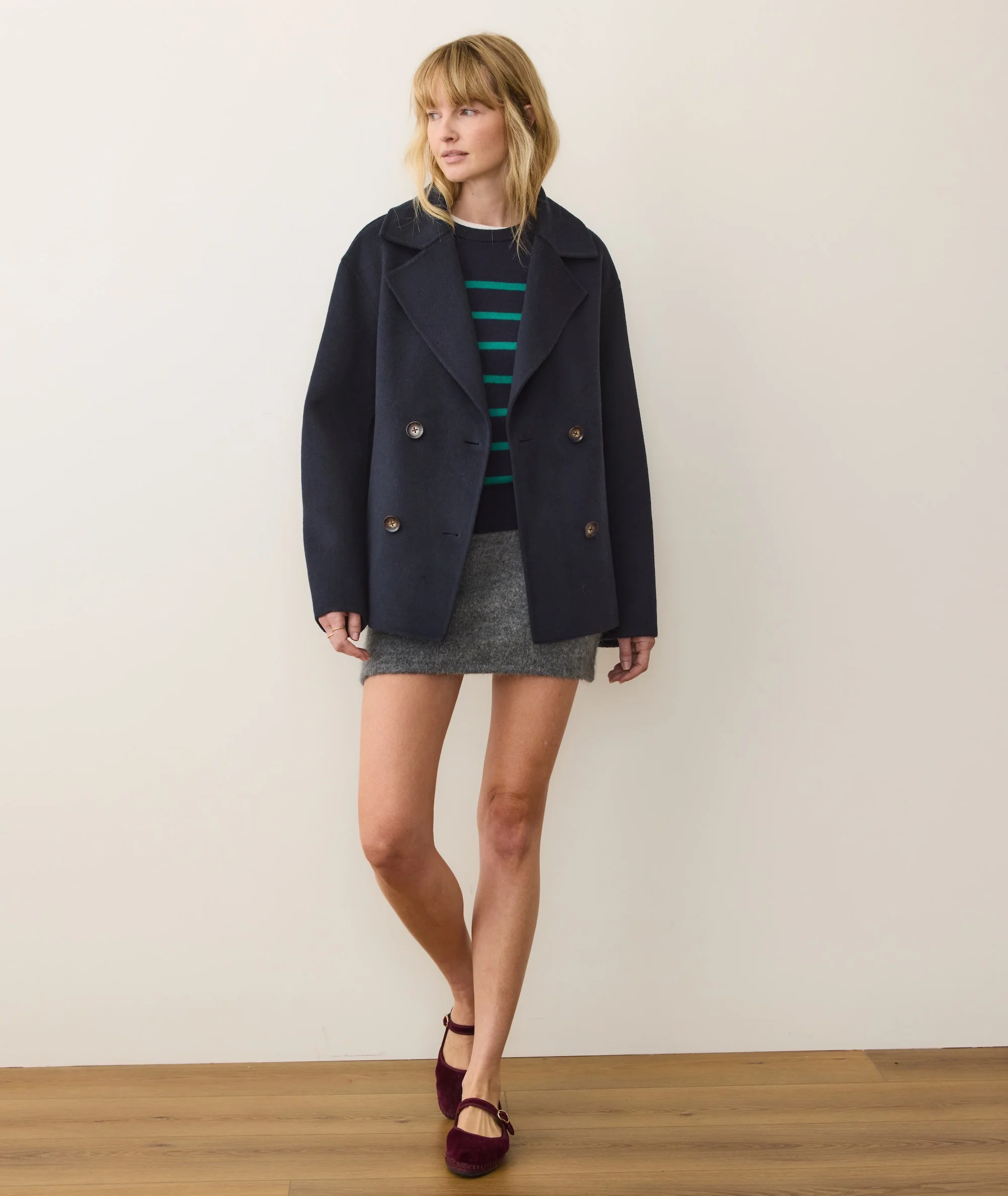 Valentina Wool Peacoat - Image 7
