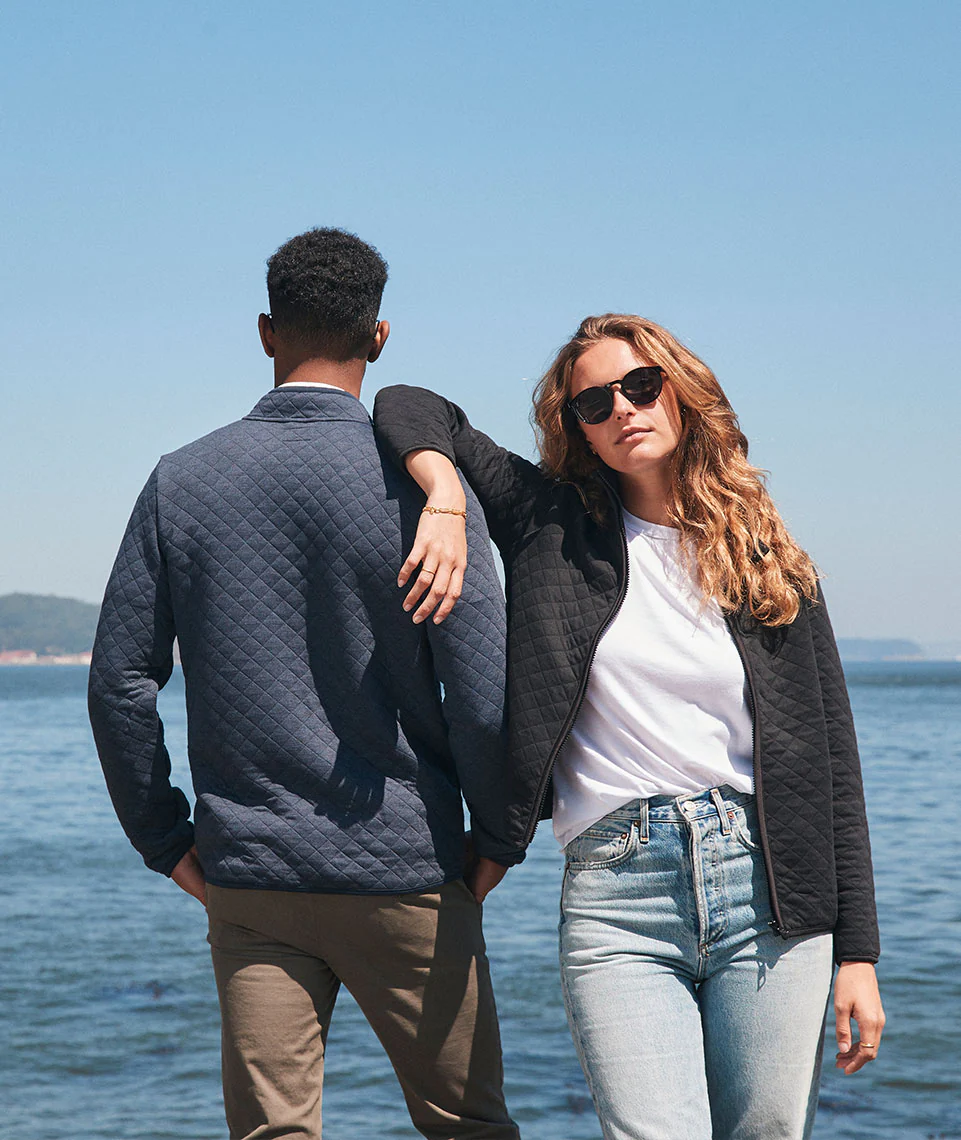 Men's Corbet Full Zip Jacket in Navy - Image 9
