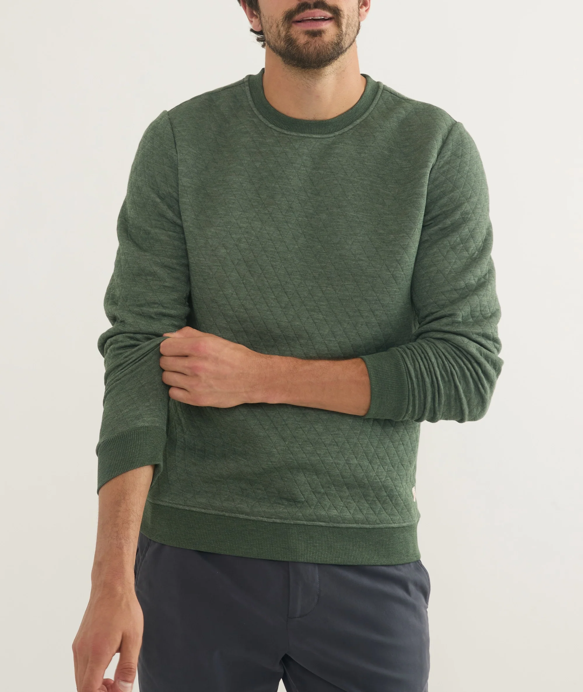 Corbet Quilted Crewneck - Image 2