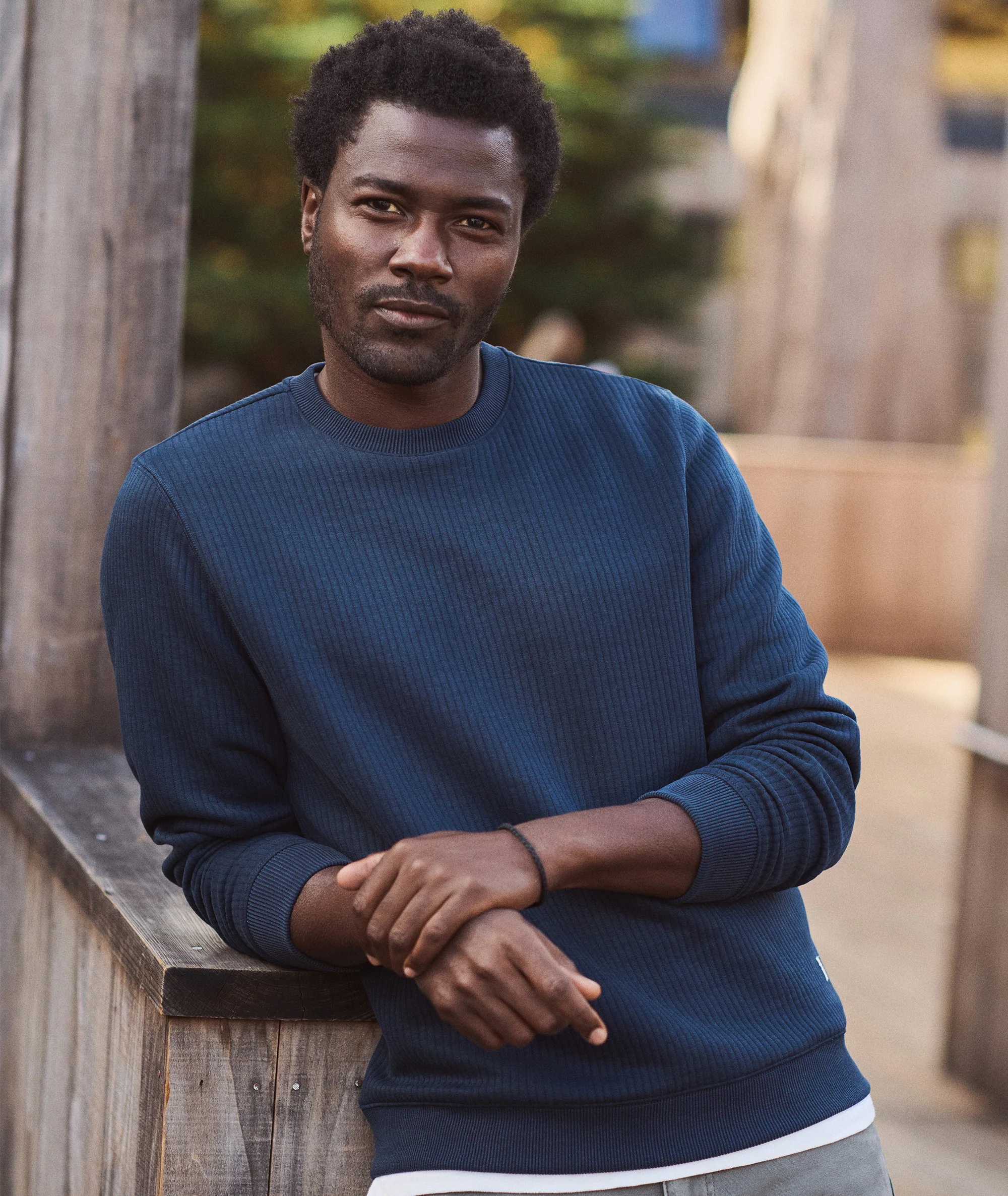 Corbet Quilted Crewneck - Image 2