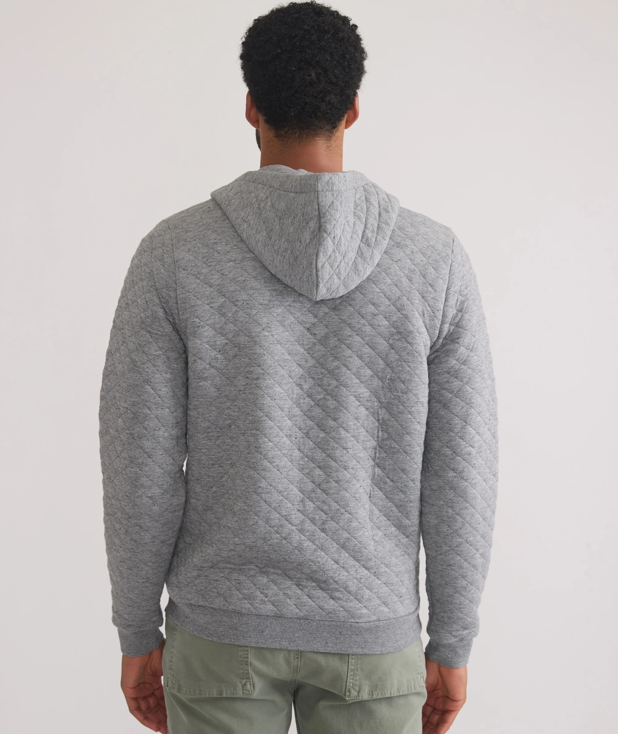 Corbet Quilted Full Zip Hoodie - Image 3