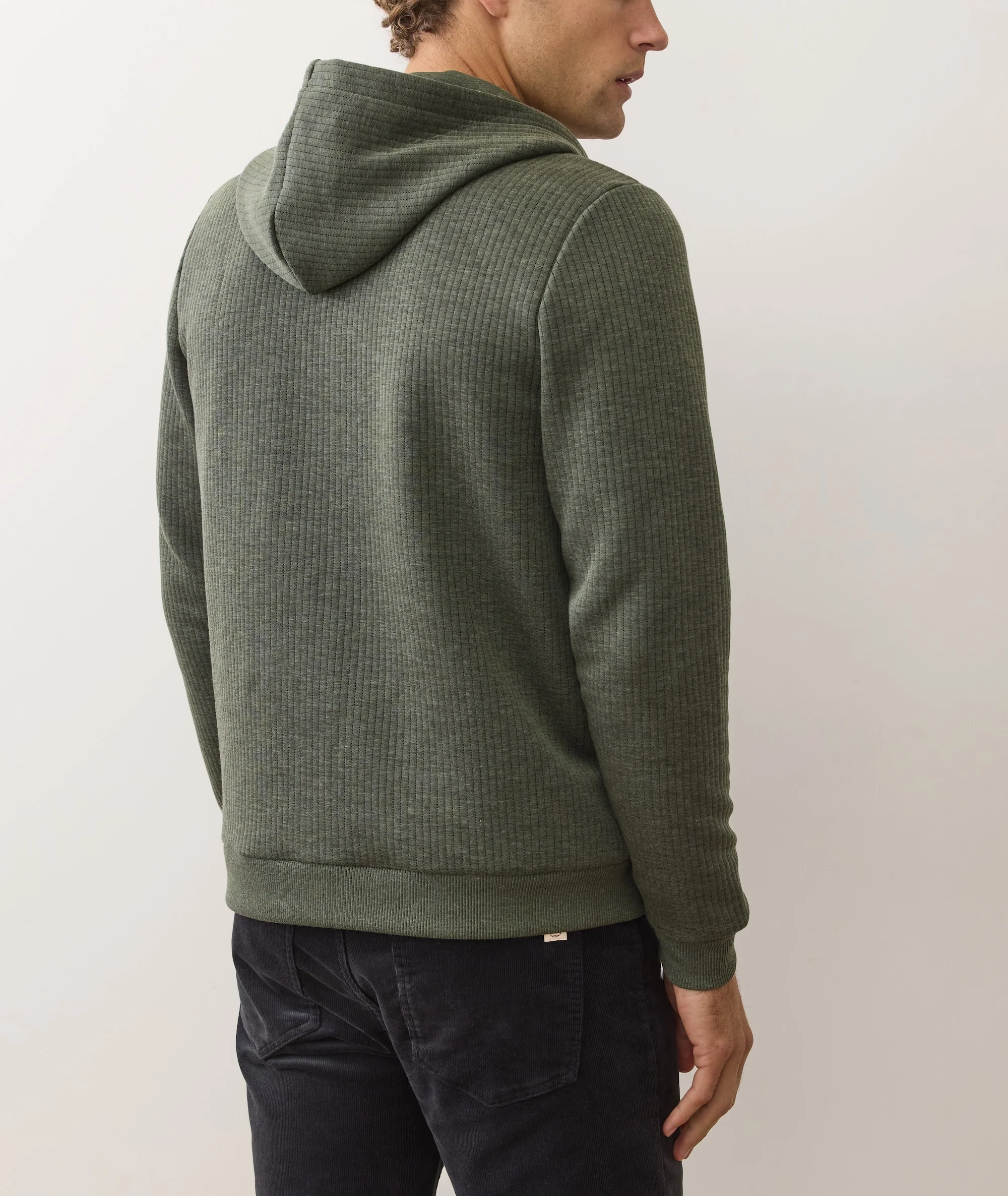 Corbet Quilted Zip Hoodie - Image 6