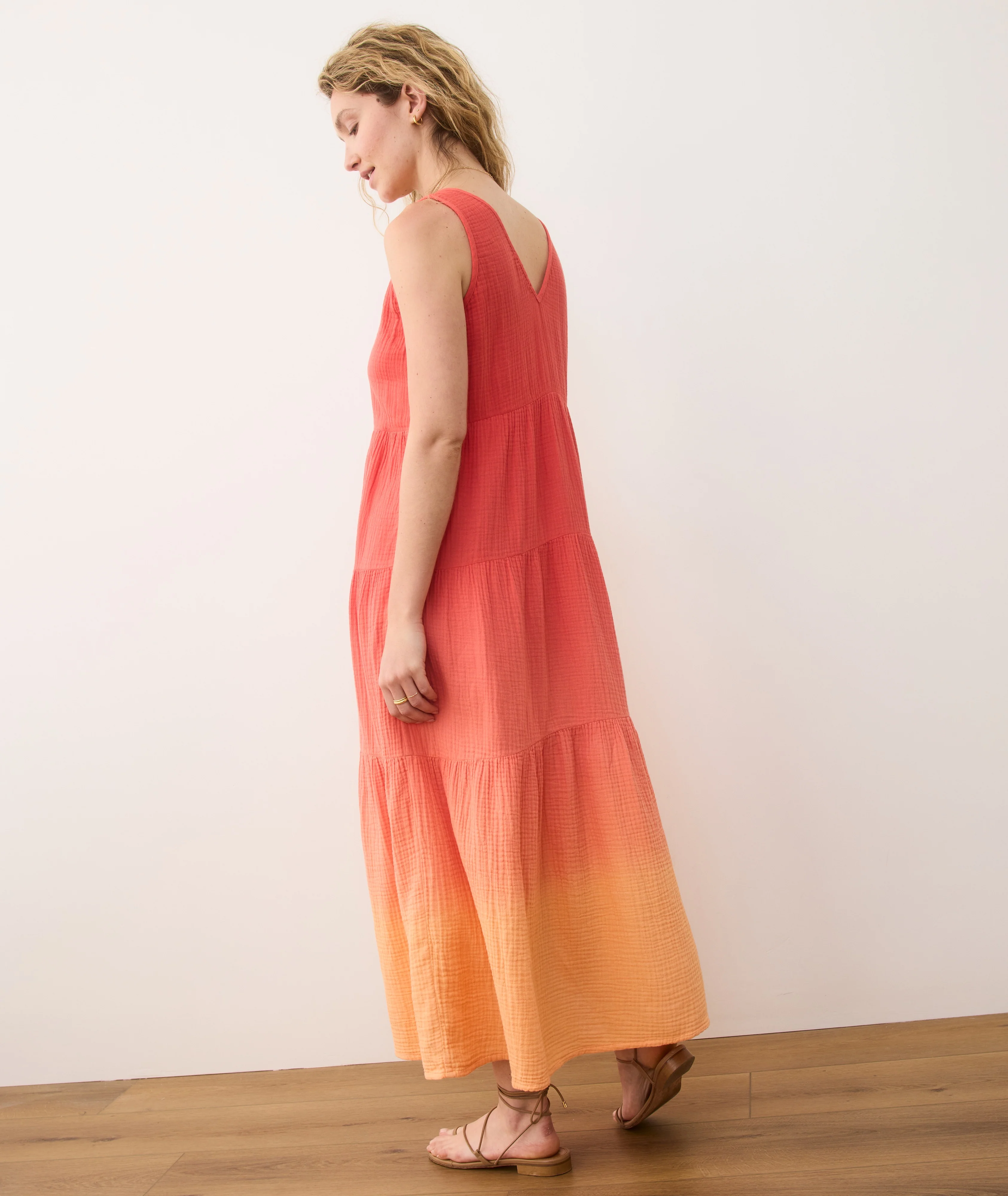 Corinne Double Cloth Maxi Dress - Image 3