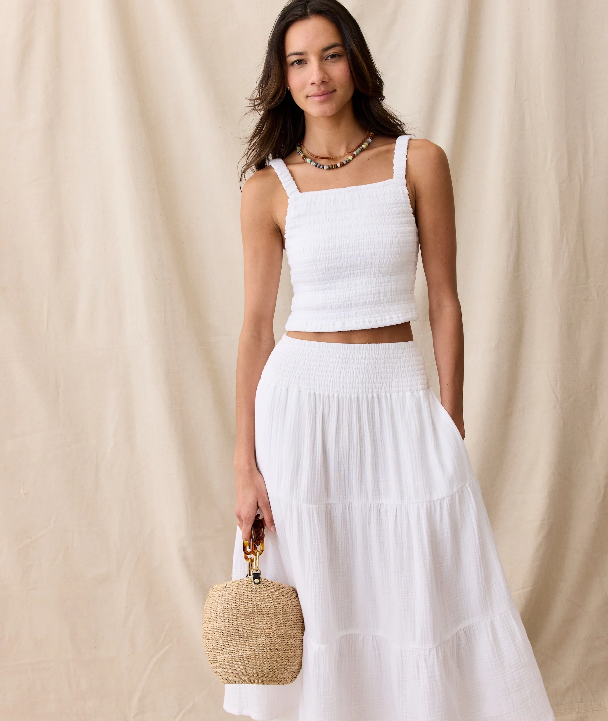 Corinne Double Cloth Maxi Skirt - Image 4