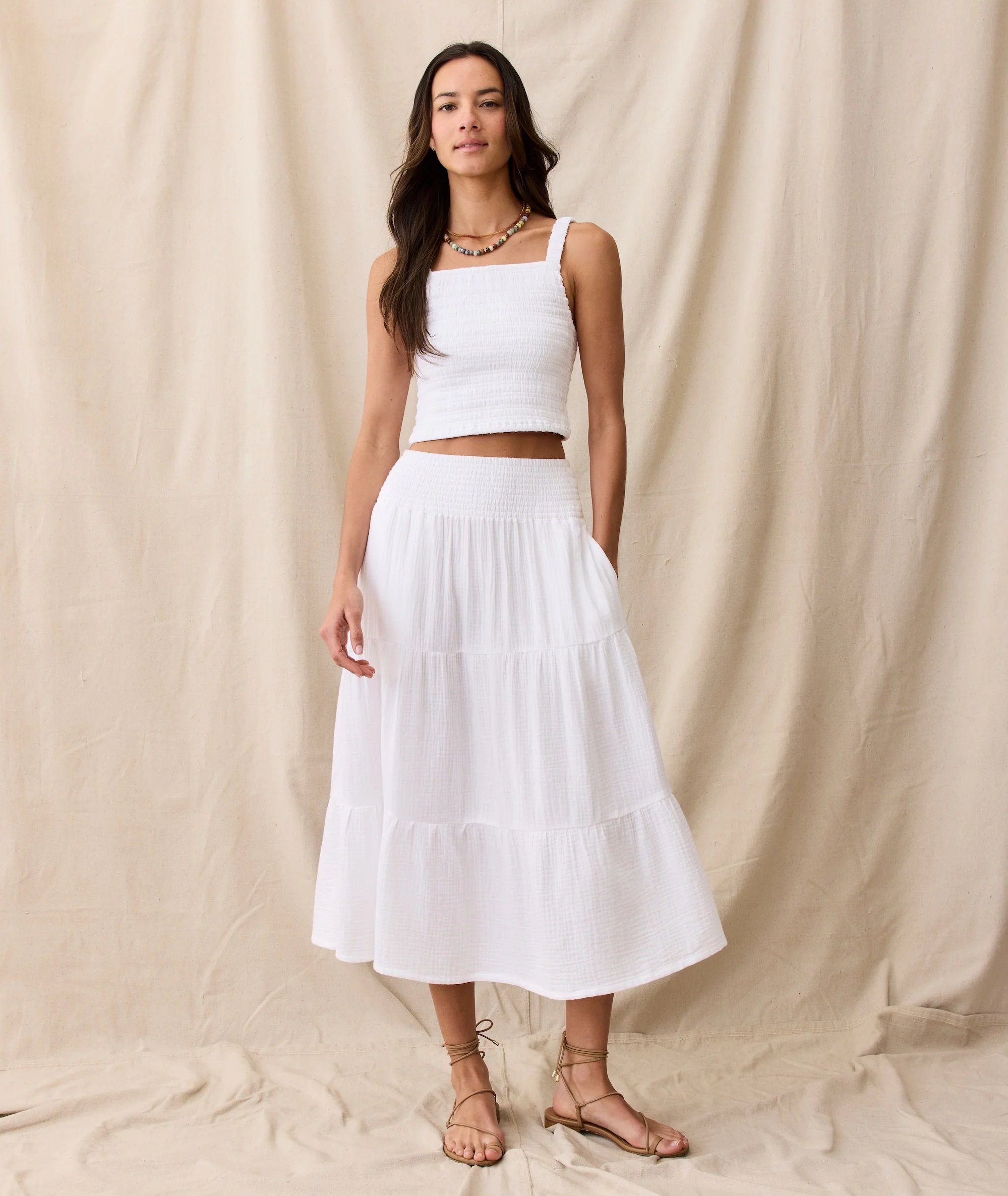 Corinne Double Cloth Maxi Skirt - Image 5