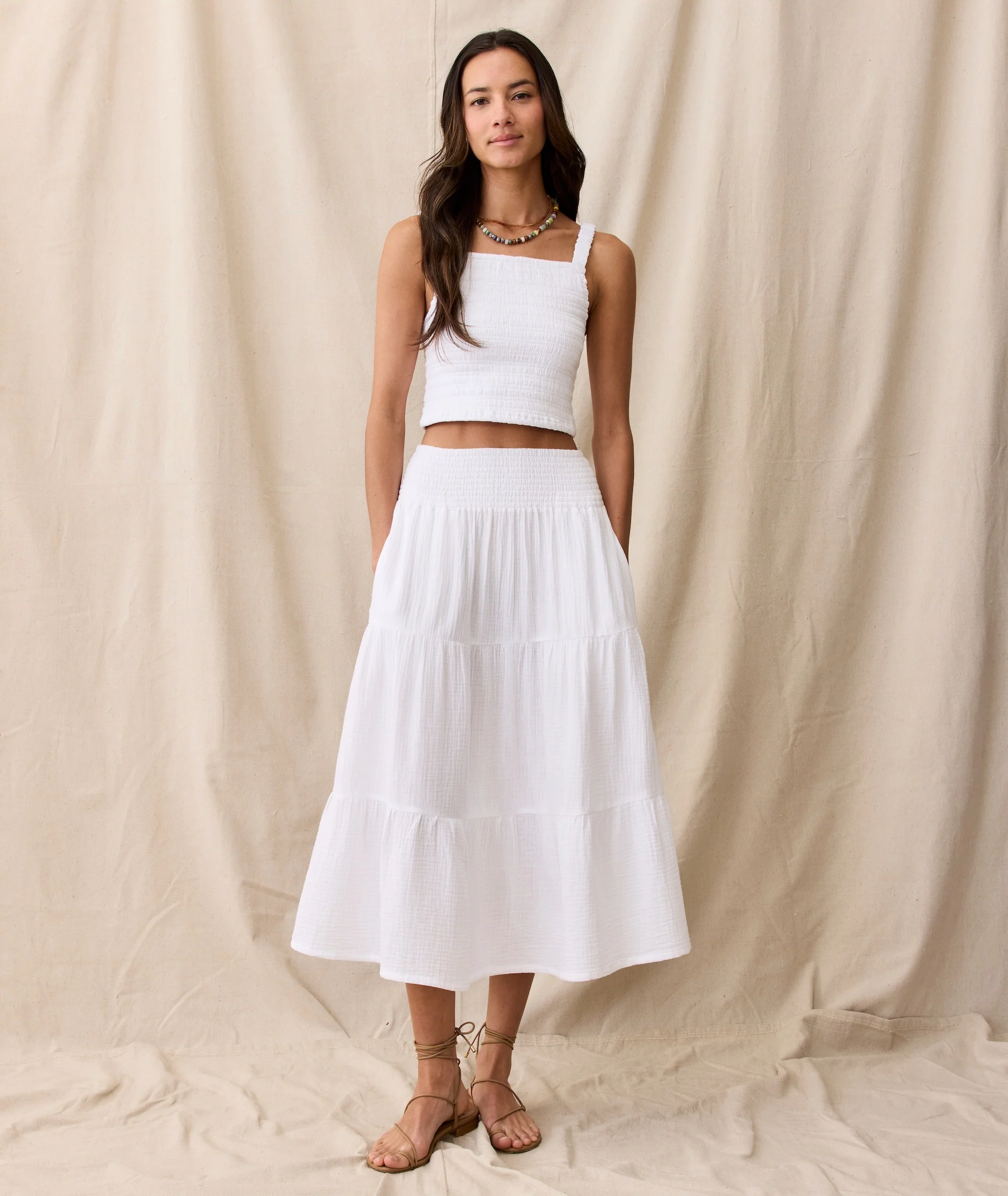 Corinne Double Cloth Maxi Skirt - Image 6
