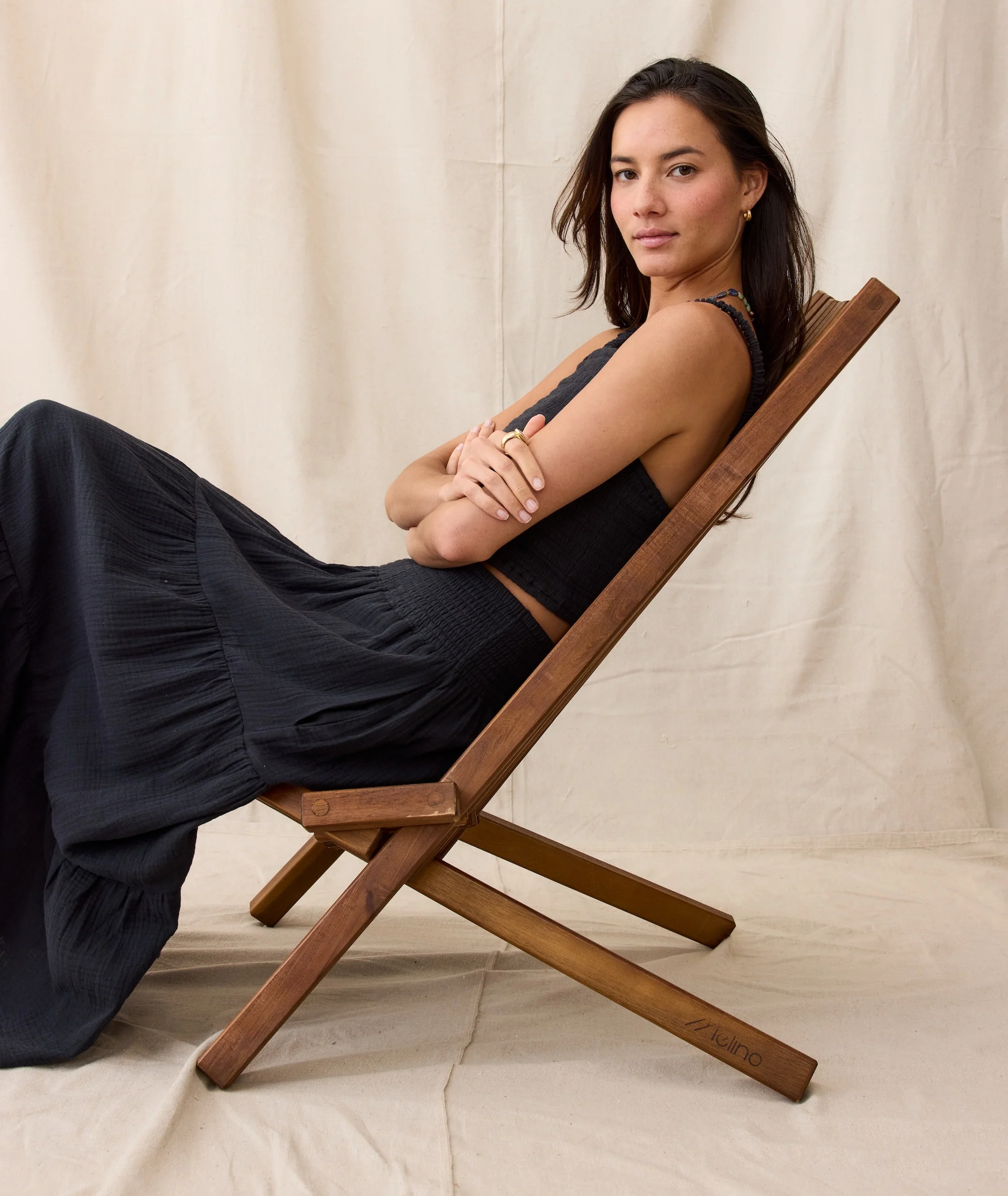 Corinne Double Cloth Maxi Skirt - Image 3