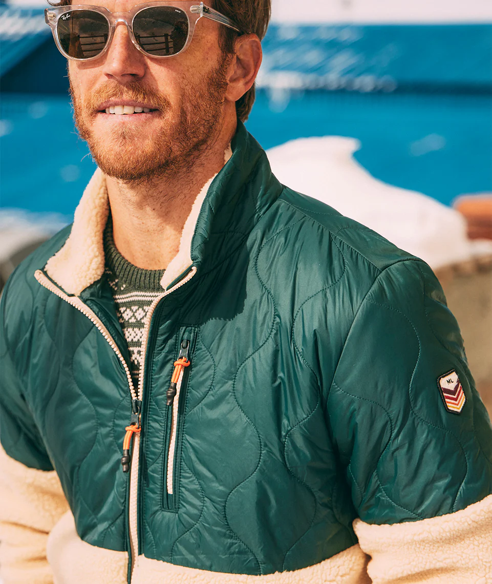 Custom Cut & Sew Bariloche Sherpa Jacket - Image 3