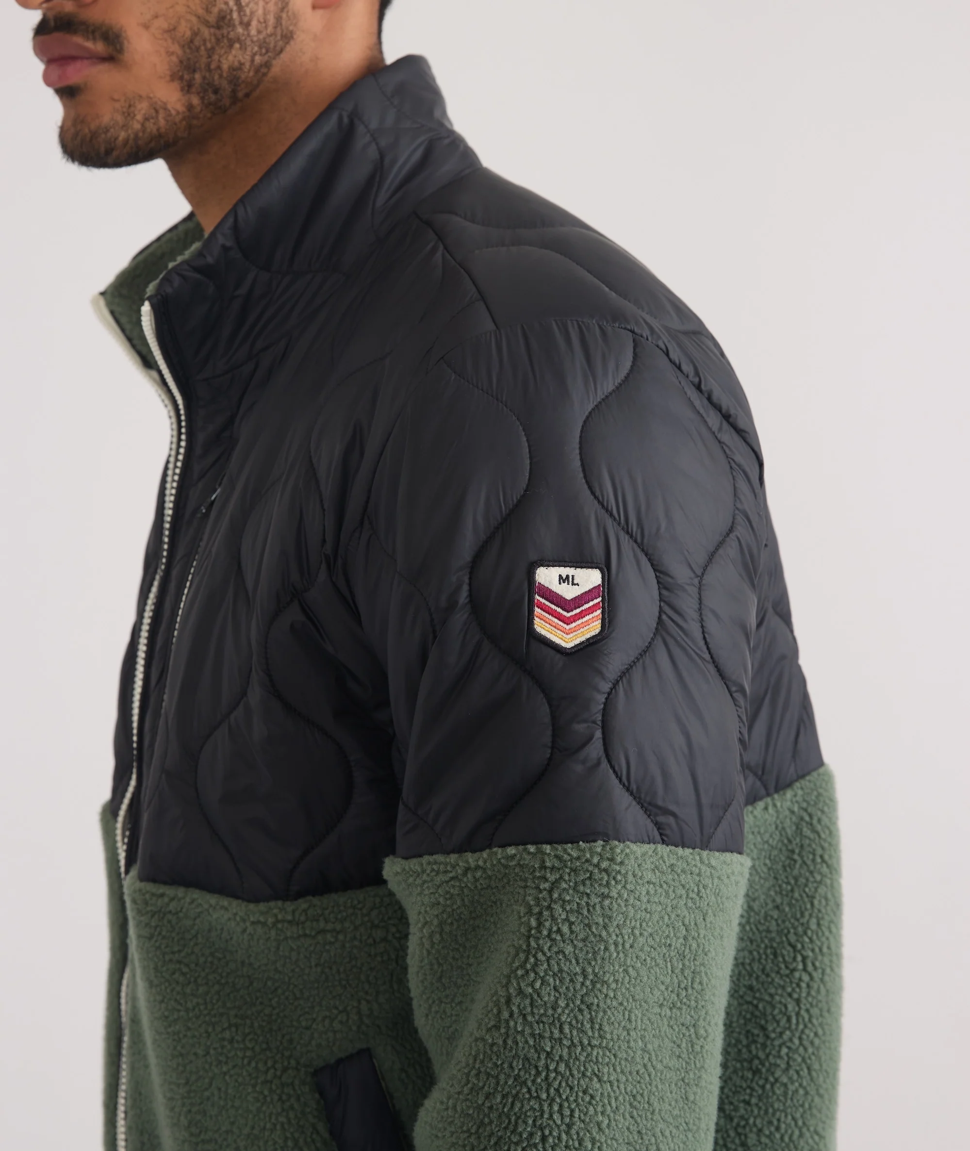Custom Cut & Sew Bariloche Sherpa Jacket - Image 8