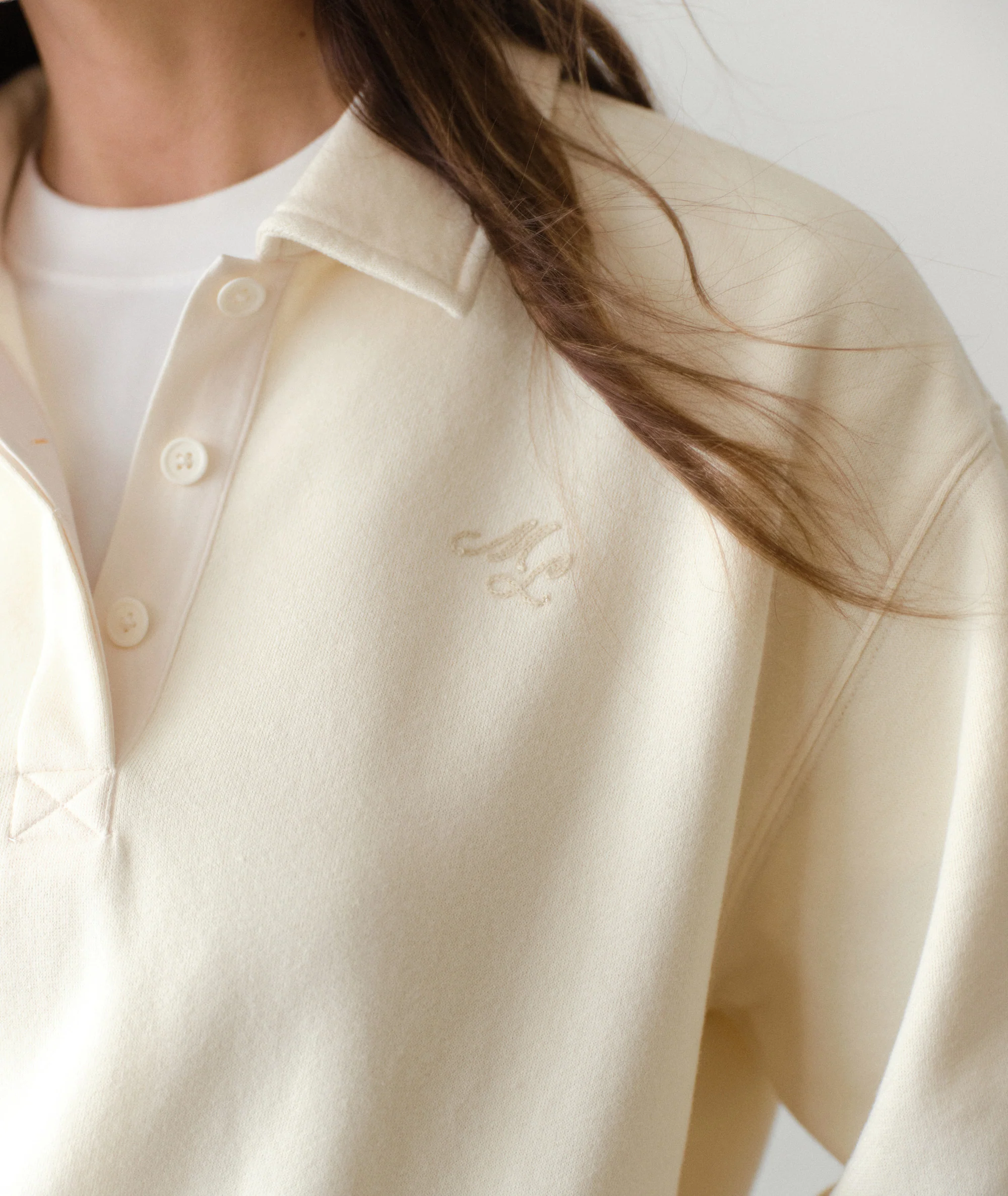 Custom Cut & Sew Cloud 9 Fleece Polo - Image 5
