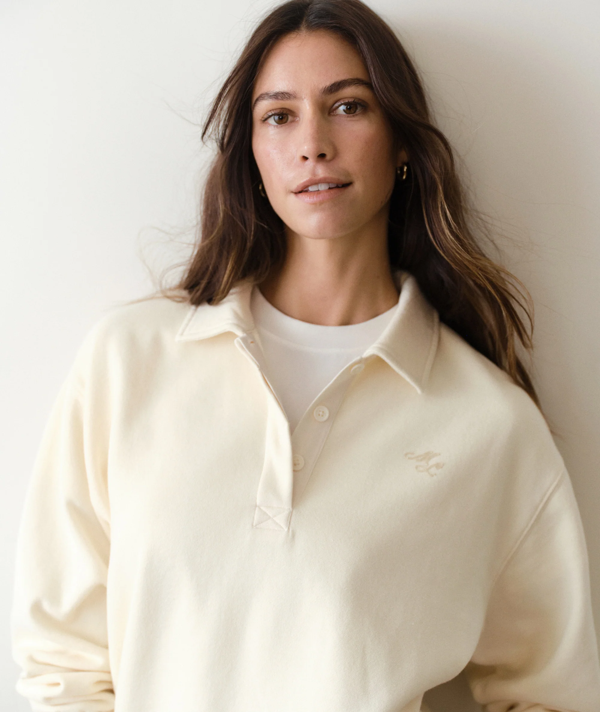 Custom Cut & Sew Cloud 9 Fleece Polo - Image 6