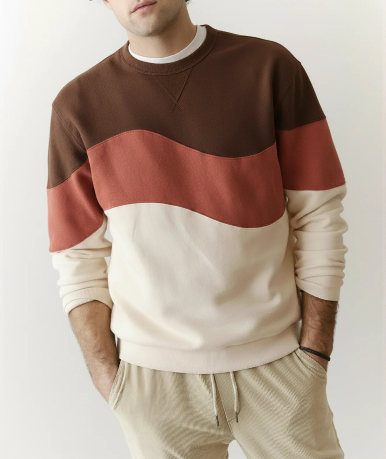 Custom Cut & Sew Cloud 9 Fleece Relaxed Crewneck - Image 4