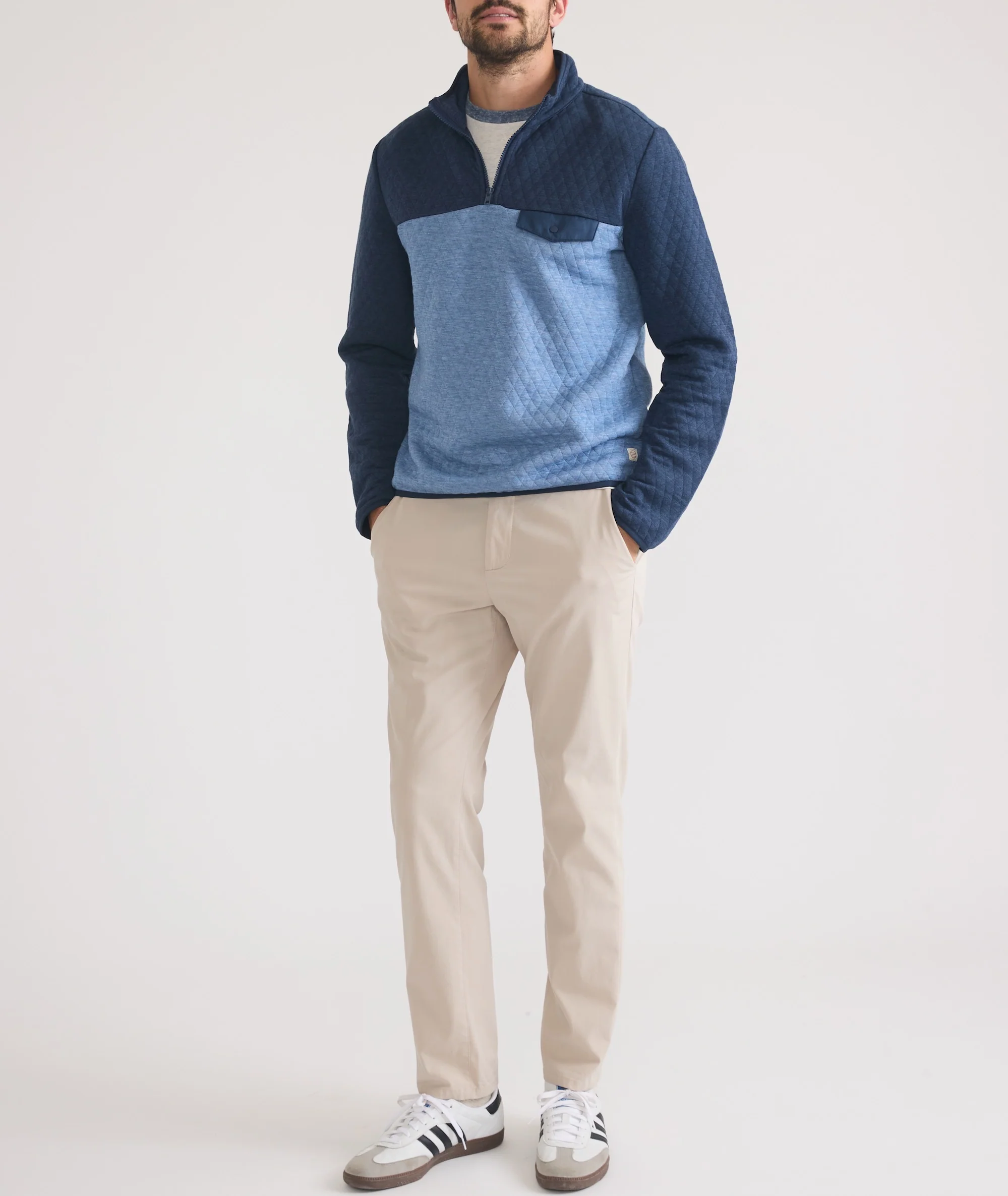 Custom Cut & Sew Corbet Colorblock Pullover - Image 10