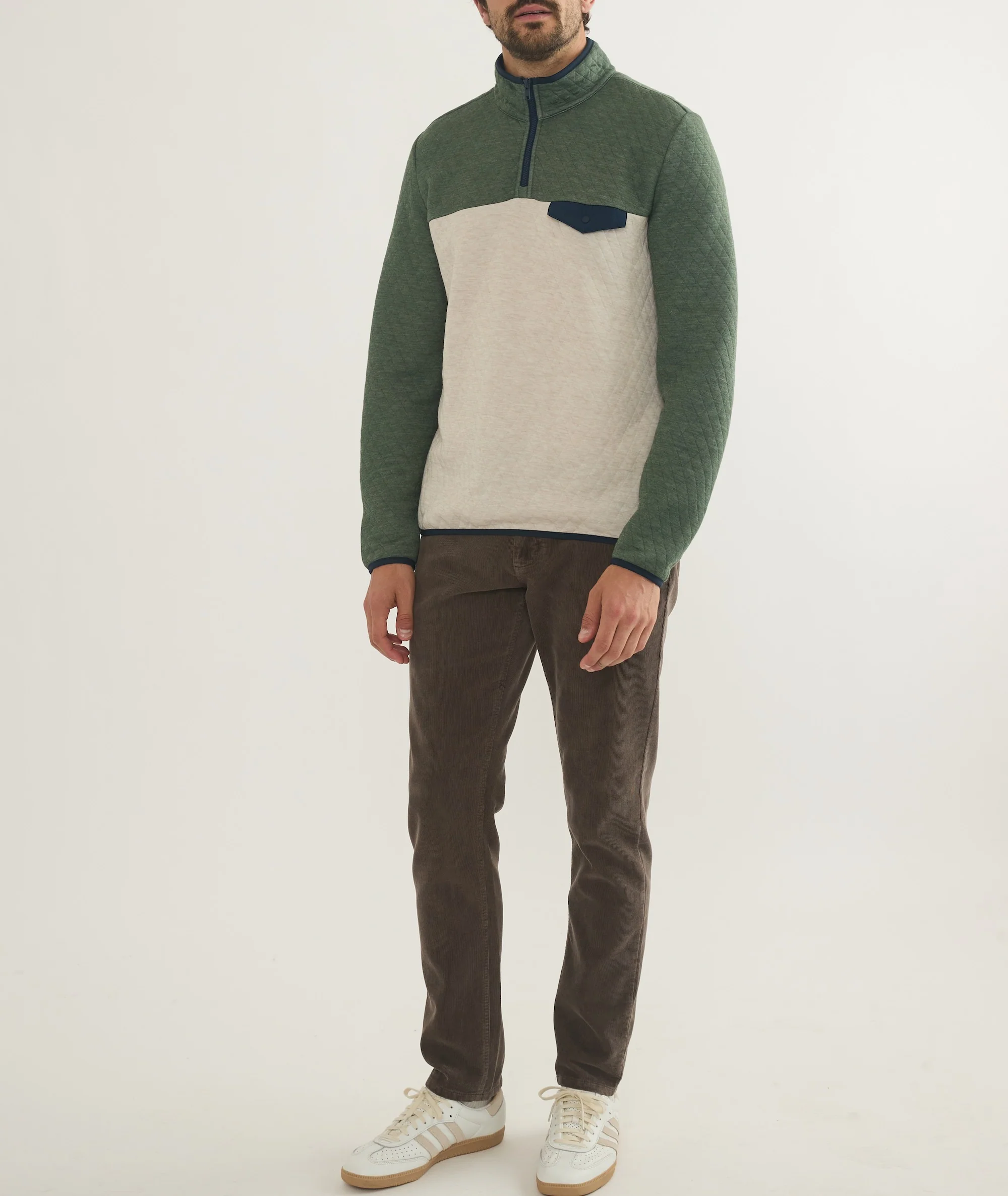 Custom Cut & Sew Corbet Colorblock Pullover - Image 8