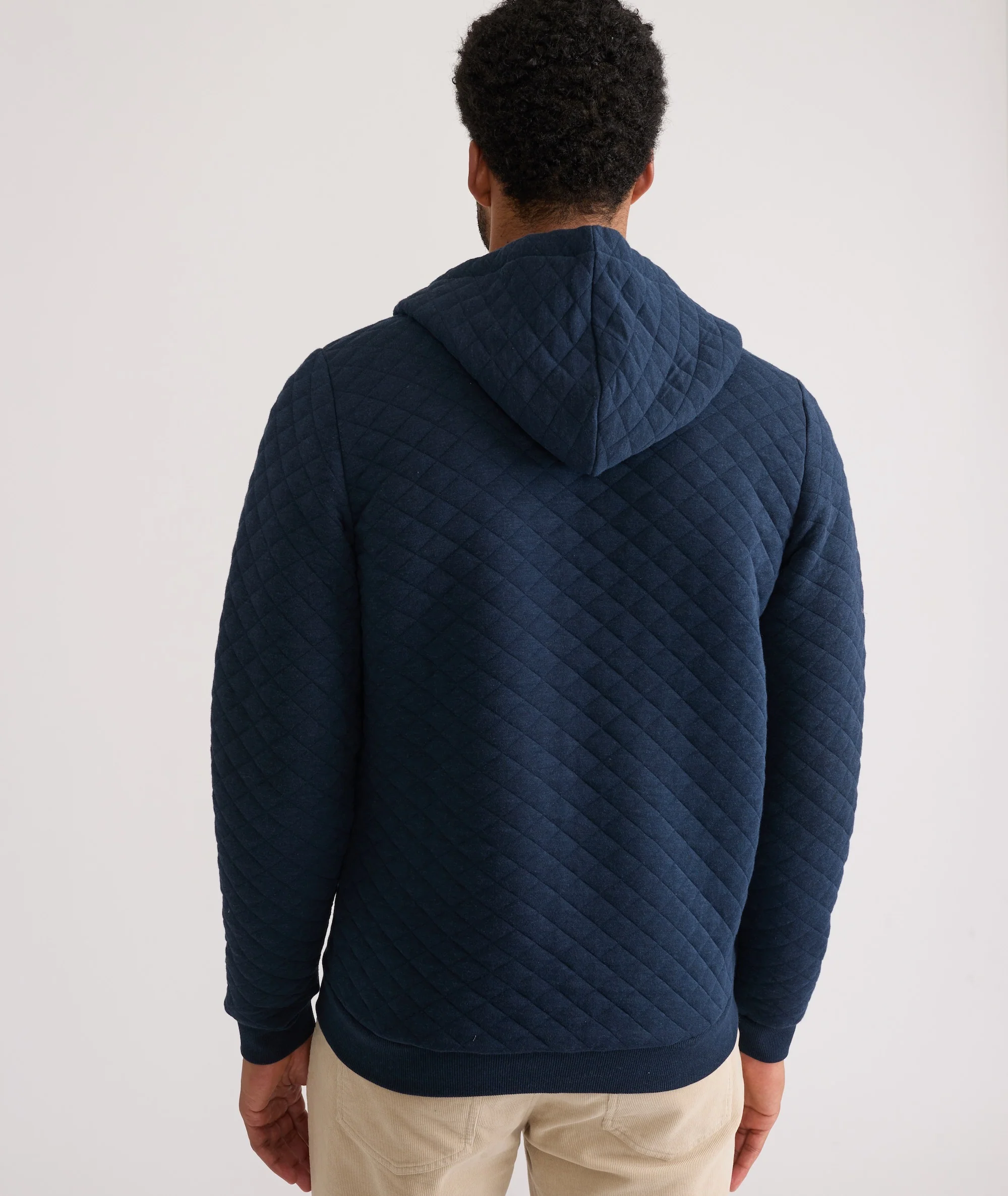 Custom Cut & Sew Corbet Quilted Full Zip Hoodie - Image 8