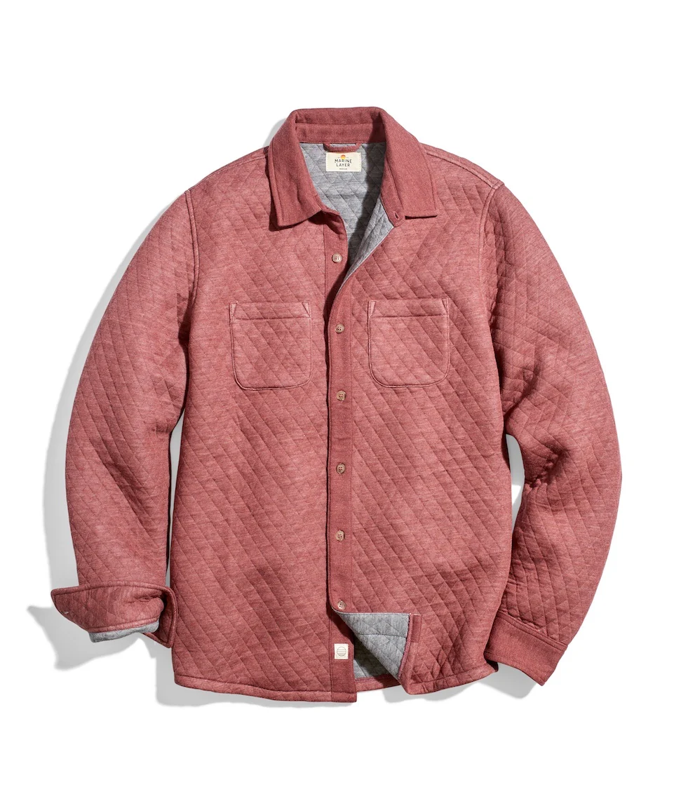 Custom Cut & Sew Corbet Quilted Overshirt - Image 12