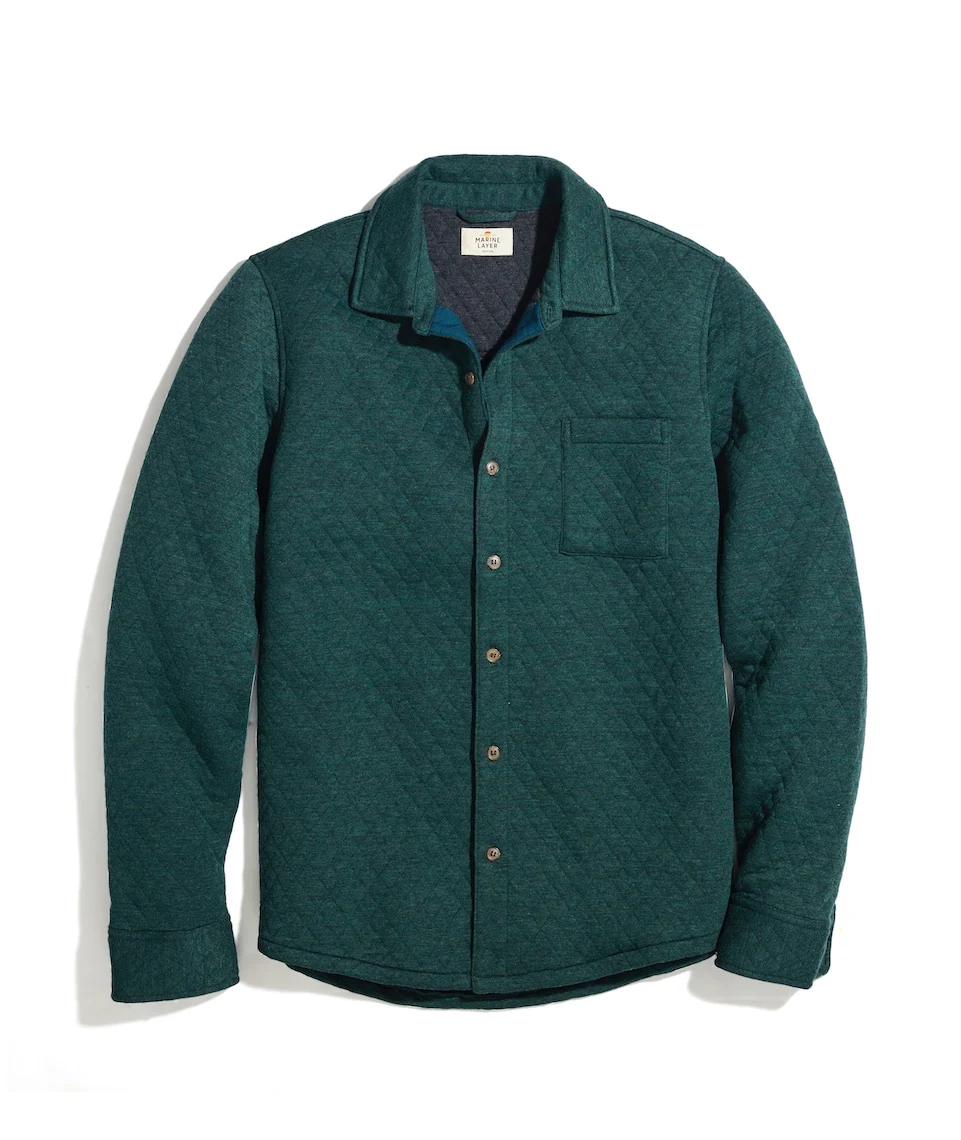 Custom Cut & Sew Corbet Quilted Overshirt - Image 9