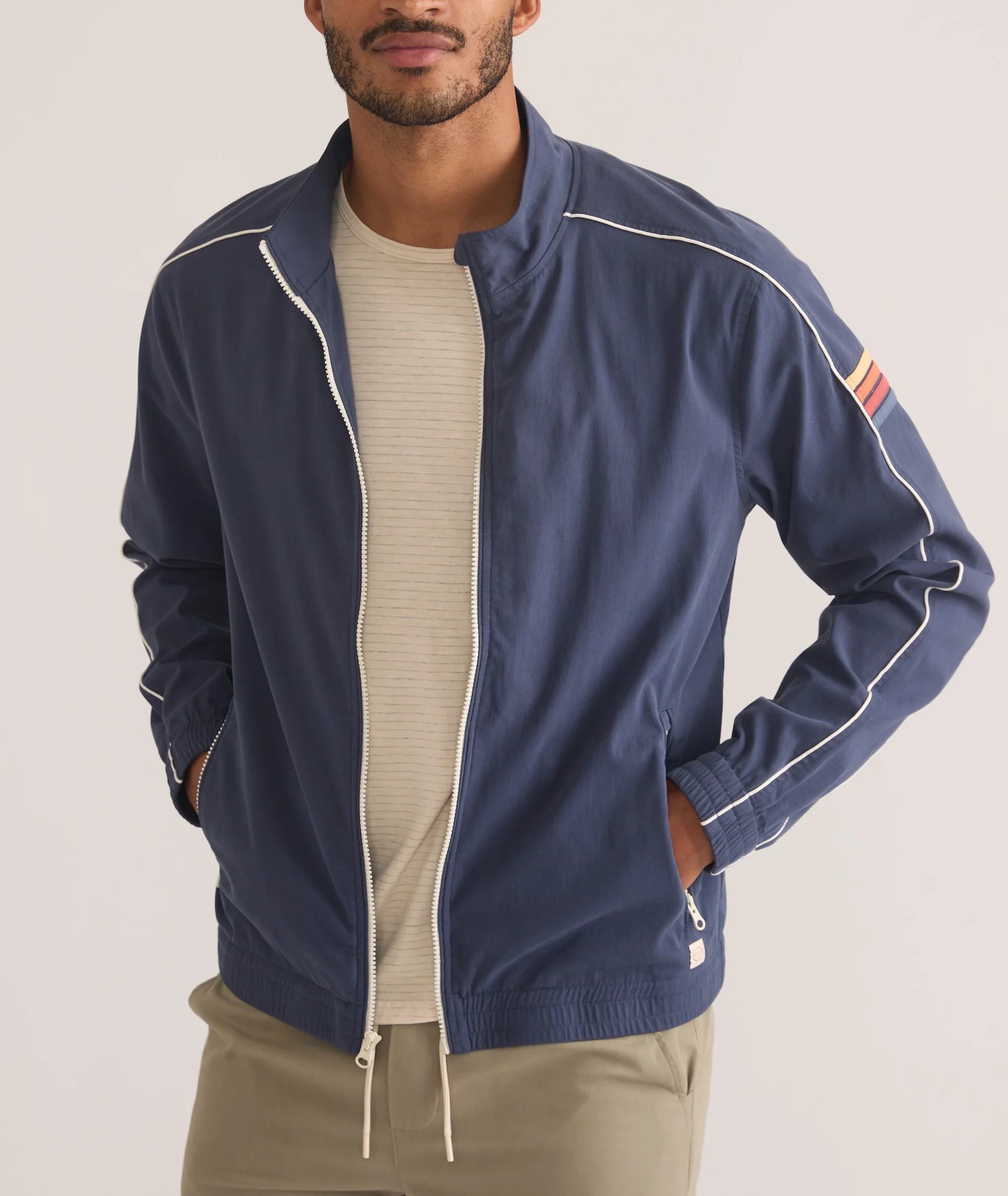 Custom Cut & Sew Freeman Stretch Twill Windbreaker - Image 5