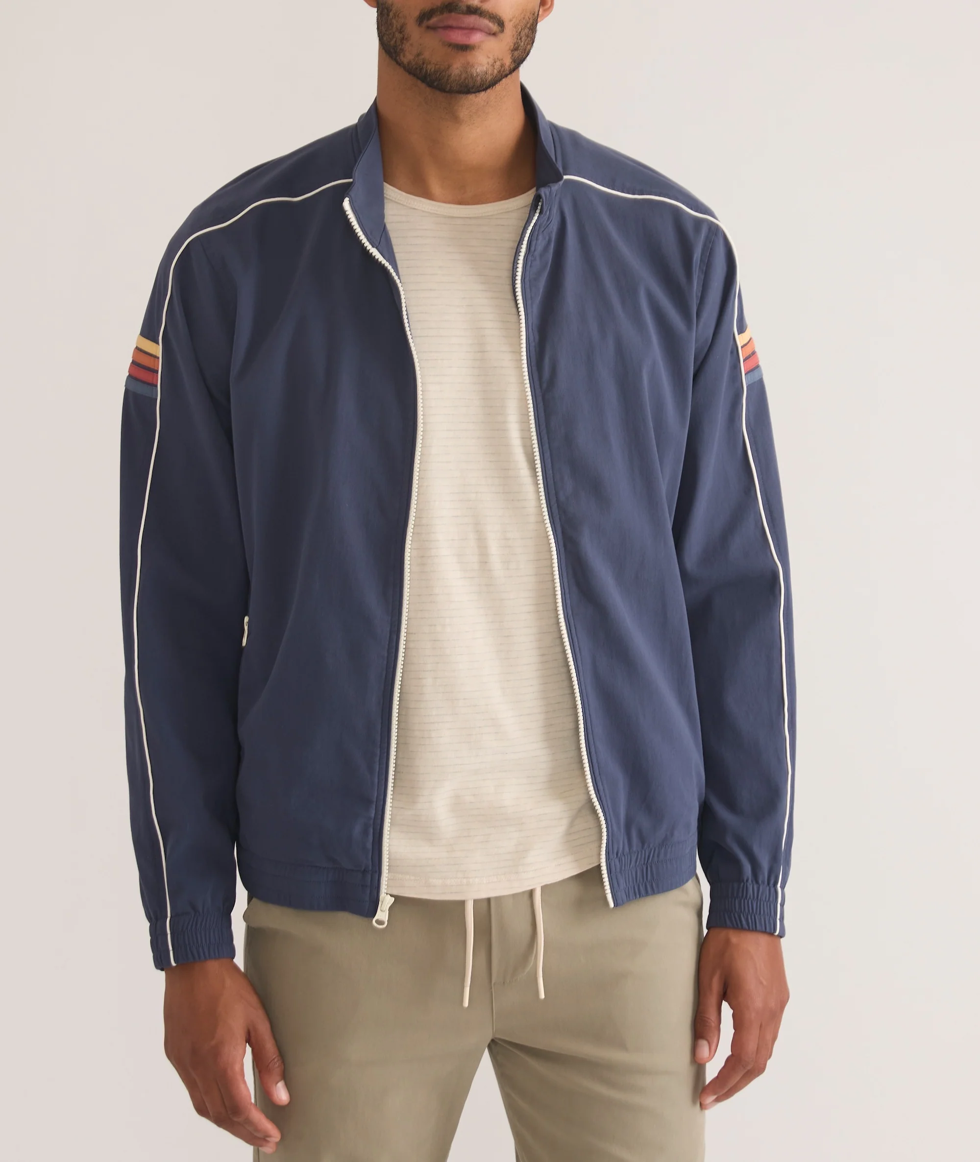 Custom Cut & Sew Freeman Stretch Twill Windbreaker - Image 6