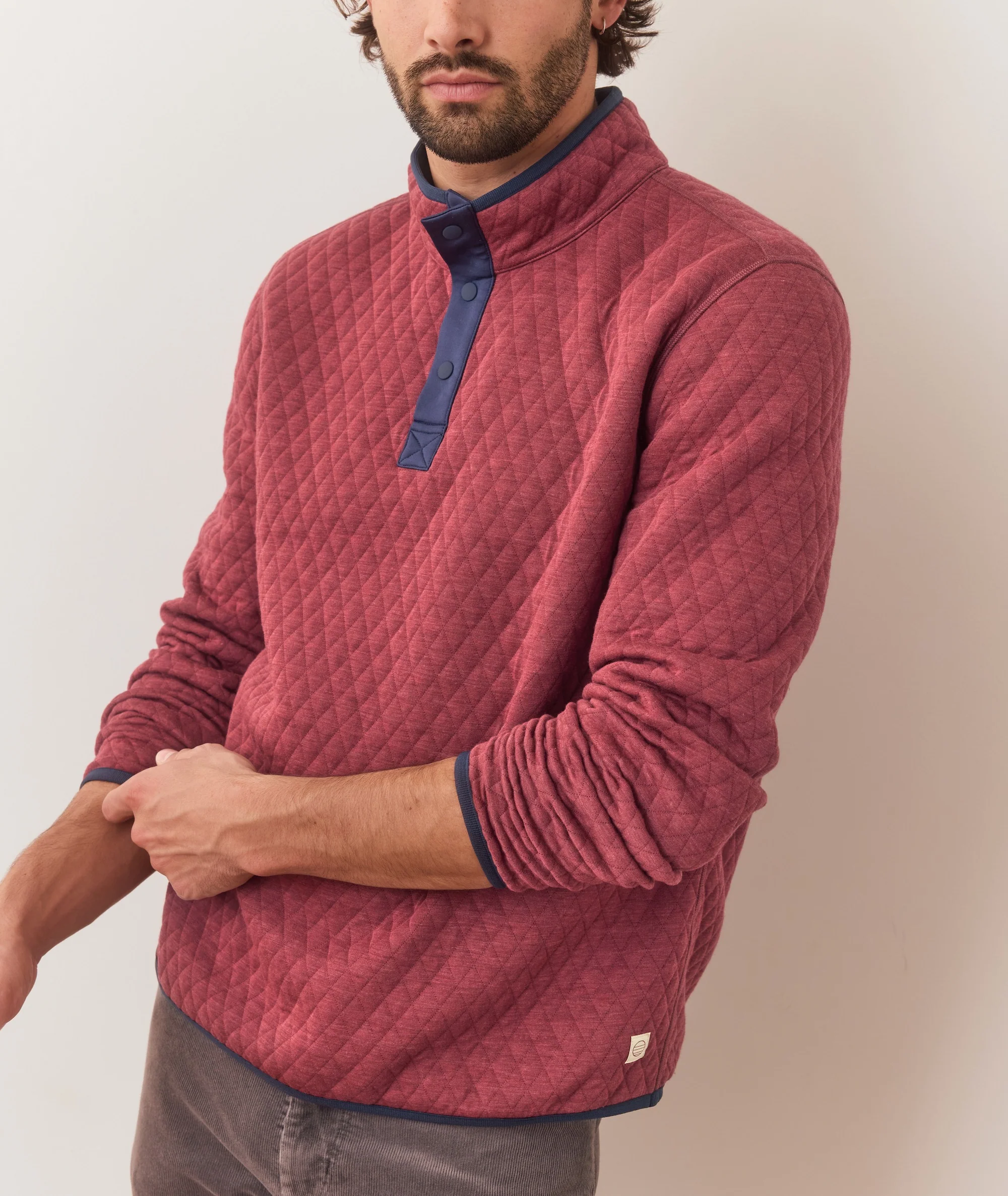 Custom Cut & Sew Reversible Corbet Pullover - Image 9