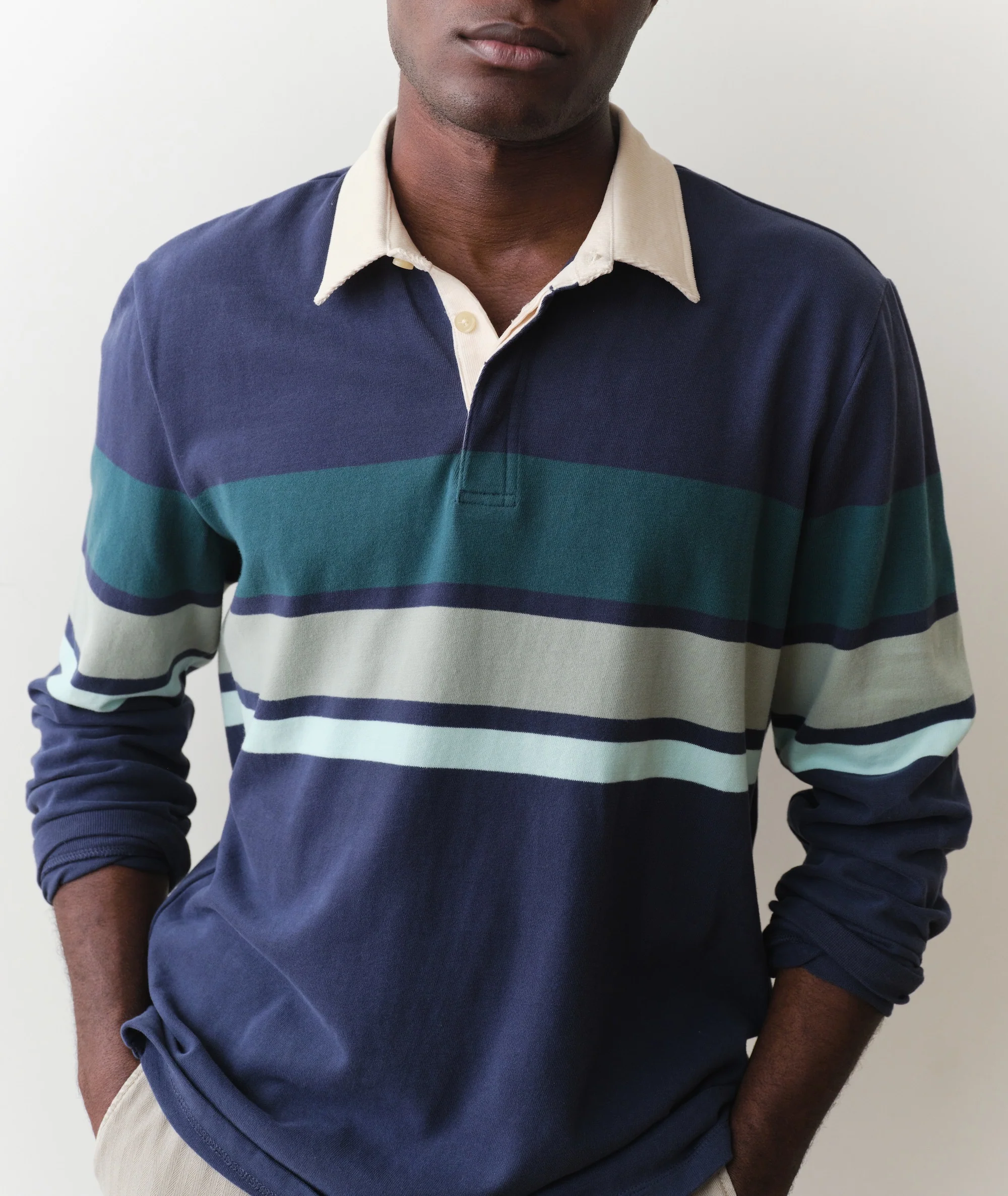 Sueded Rugby Polo - Image 3